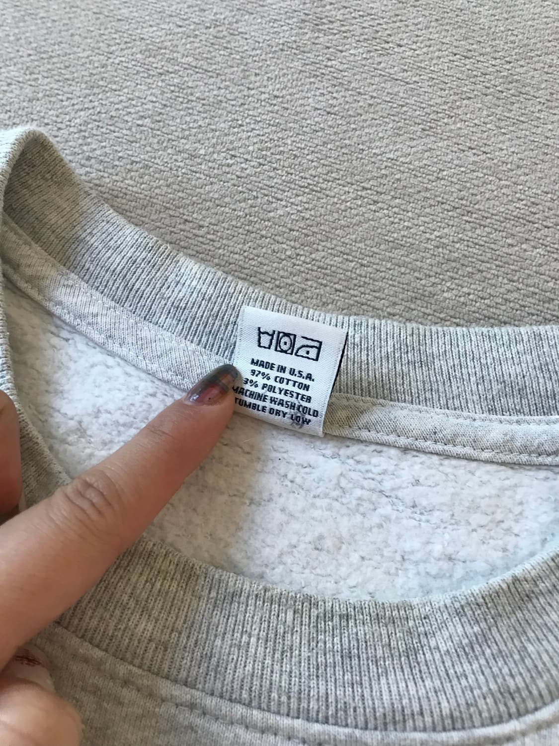 스포티앤리치 멜란지 맨투맨 상품이미지3