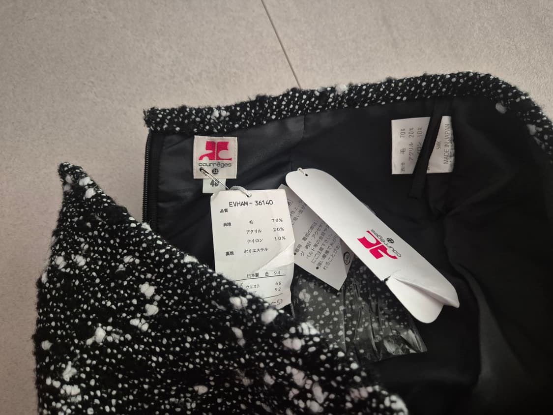 꾸레쥬 트위드 셋업 상품이미지4