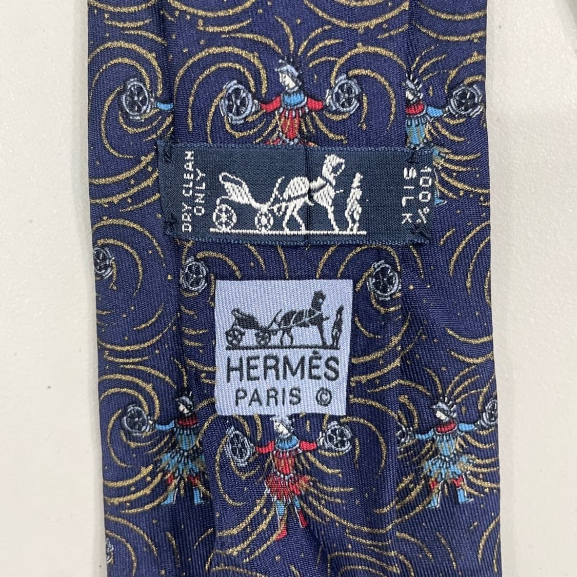 에르메스 패턴 넥타이 상품이미지4