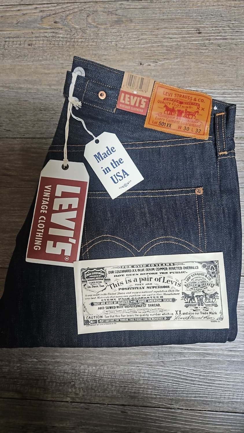 리바이스 LVC 1922 501 리지드 USA 콘밀 30X32 상품이미지1