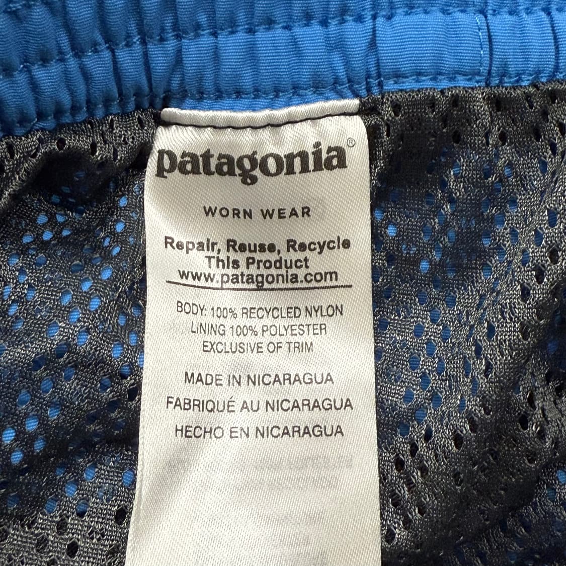 [정품/XL] 파타고니아 블루 반바지 숏팬츠 반바지 b17 상품이미지7