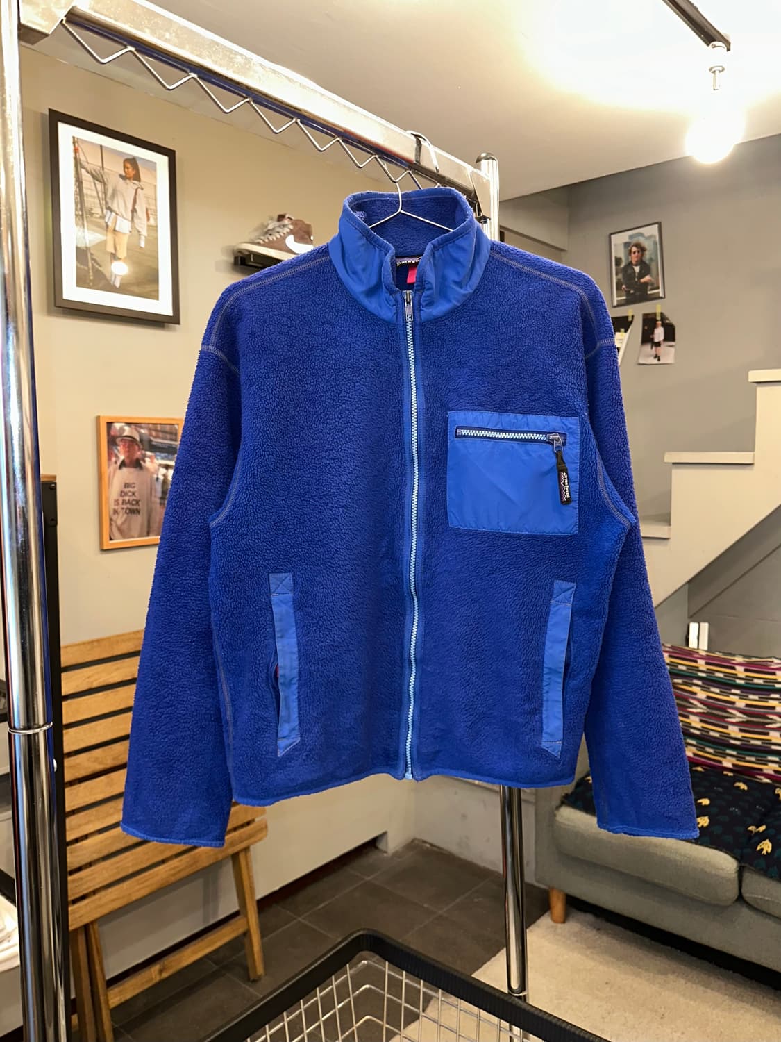 90‘s Patagonia blue pullover fleece wear 상품이미지3