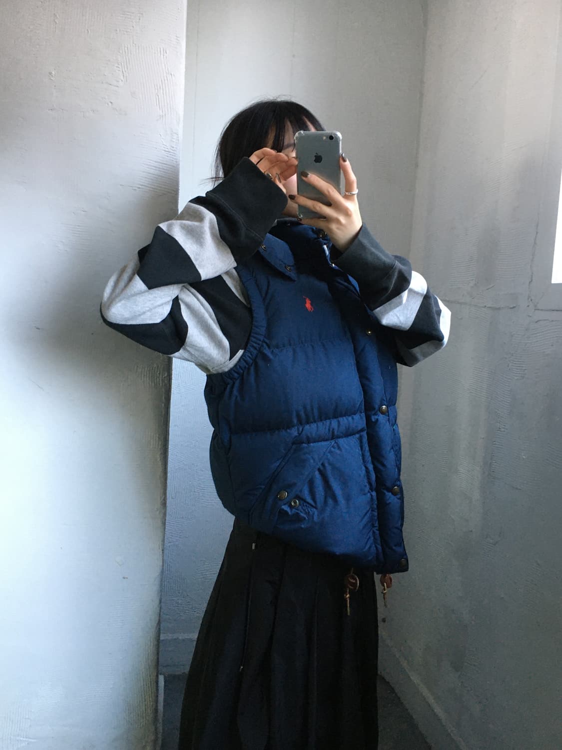 Polo 폴로 랄프로렌 신형 네이비컬러 덕다운 패딩 베스트 상품이미지9