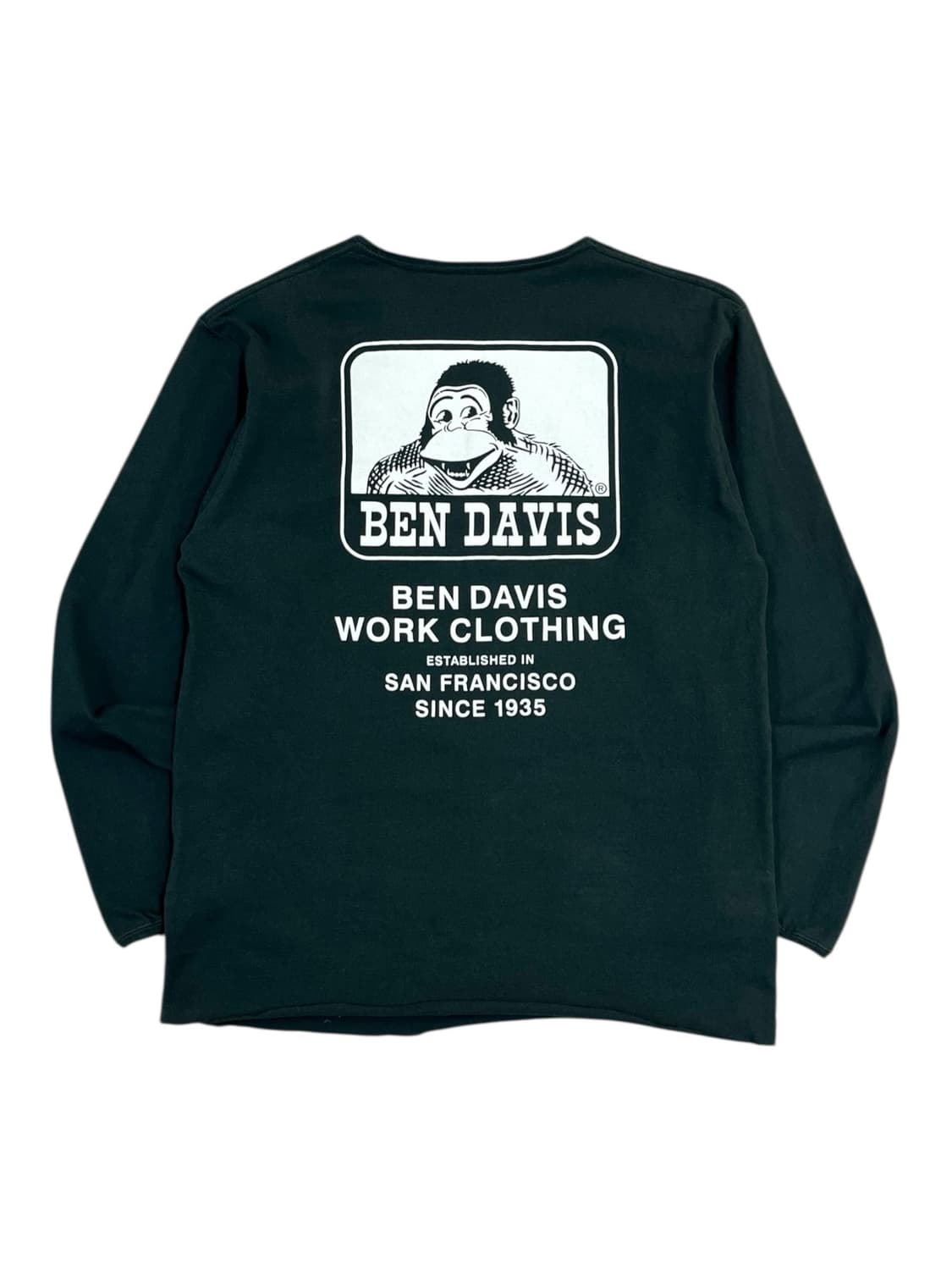 벤데이비스 프린팅 긴팔티 그린 M #csz2587 상품이미지3