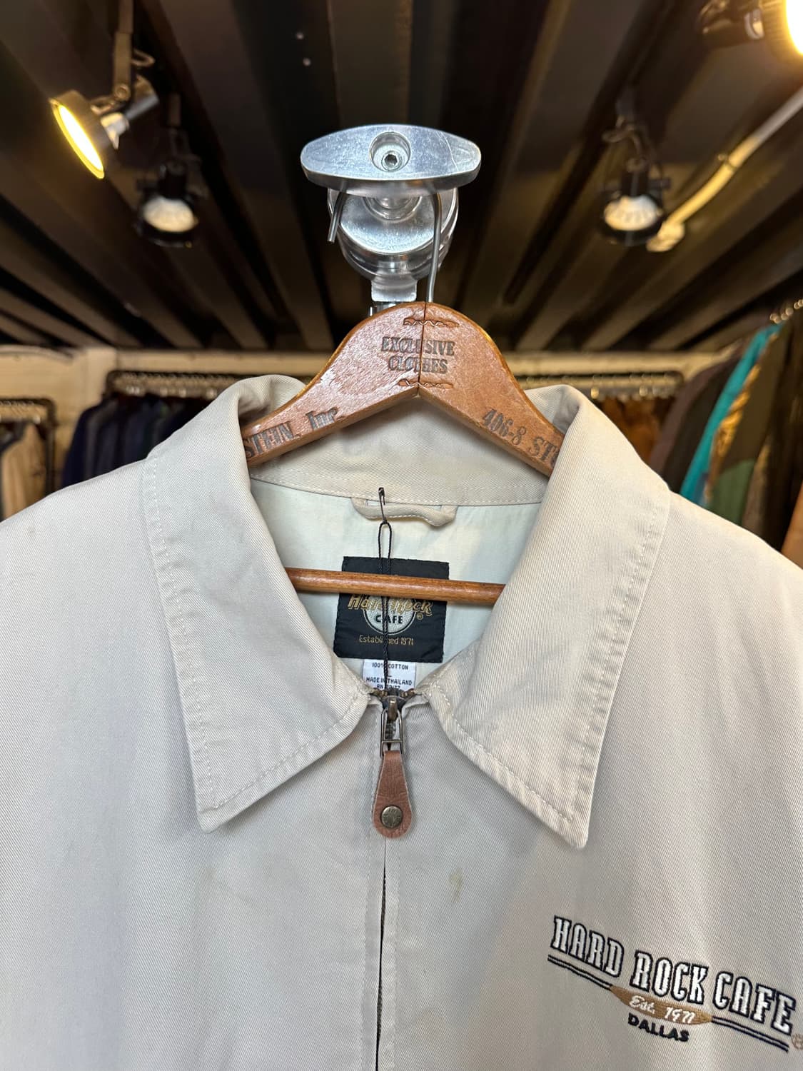 90-00s 하드락카페 자수 워크자켓 상품이미지3