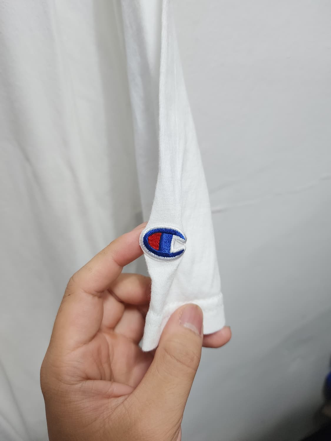 챔피온 흰색 반팔 티셔츠 XXL 상품이미지3