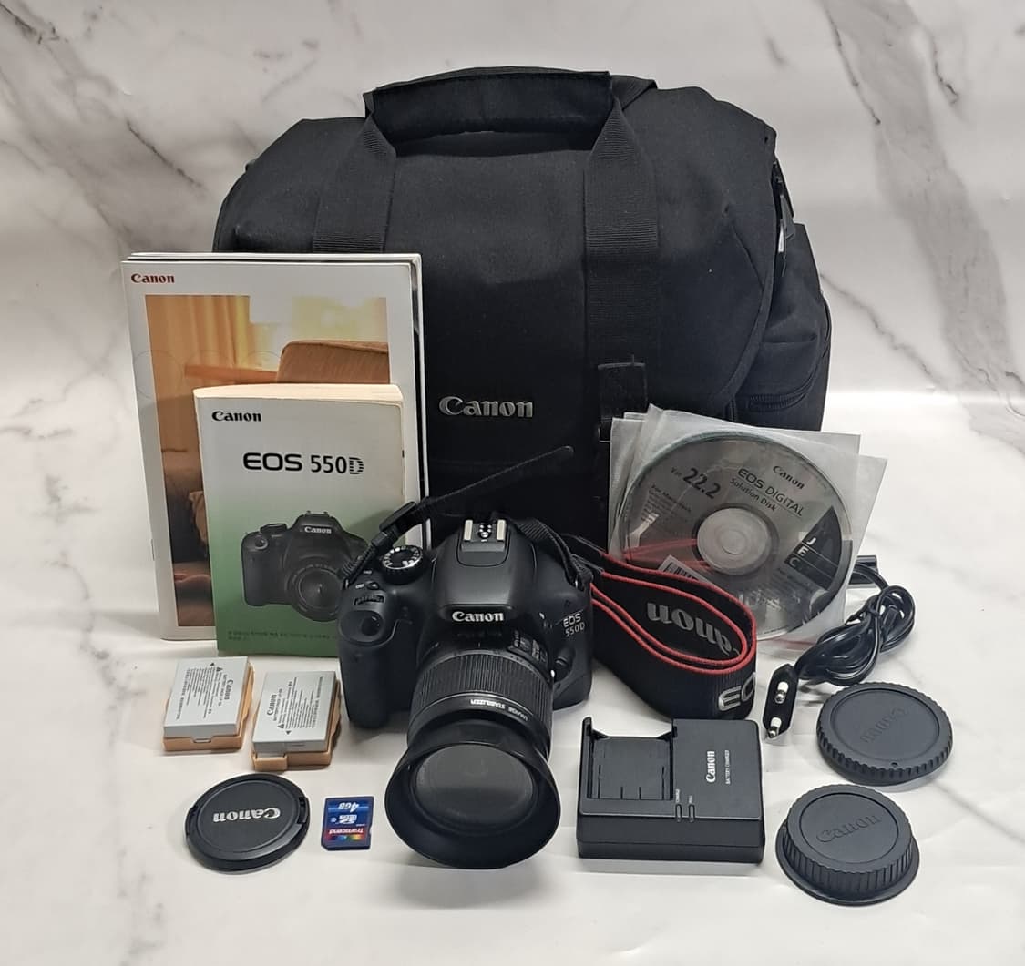 상태좋은 캐논 550D 바디 /18-55mm 렌즈 /가방 등 상품이미지8