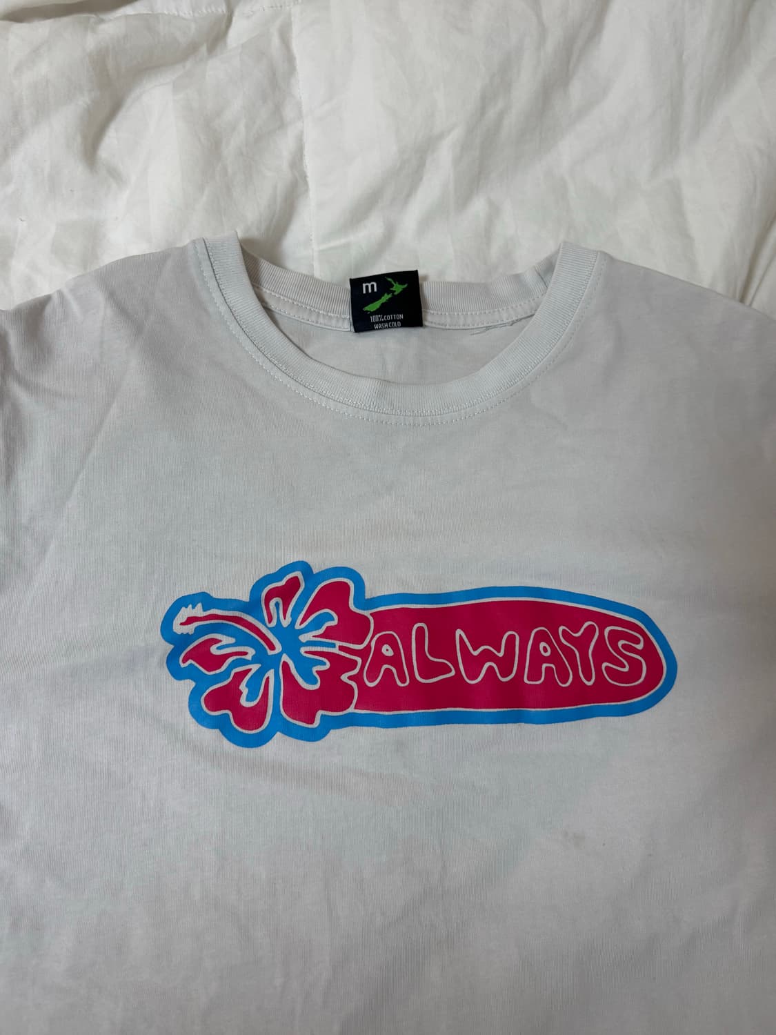 always 올웨이즈 화이트 티셔츠 상품이미지2