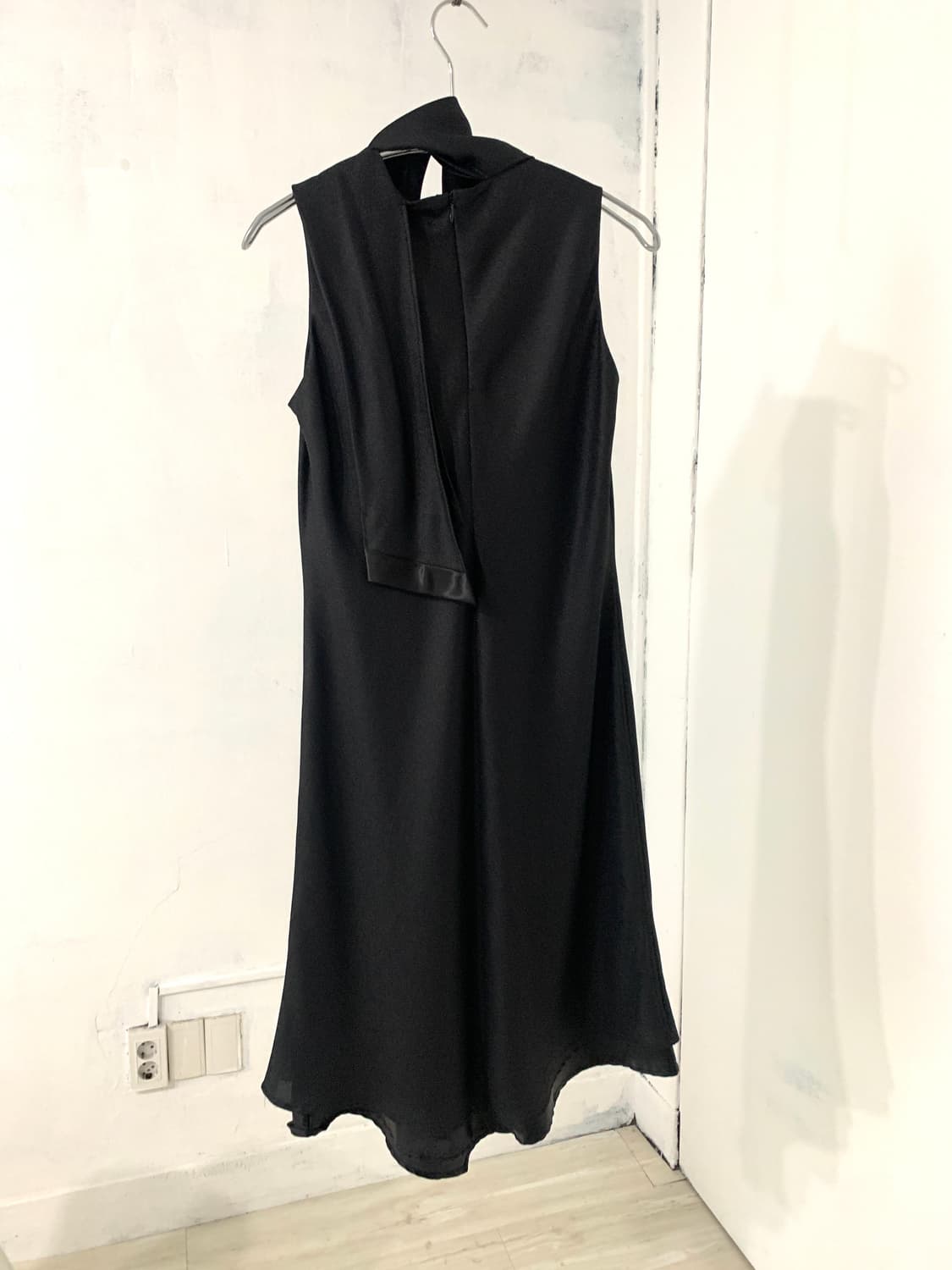 Black Tie Feminine Midi Dress 상품이미지8