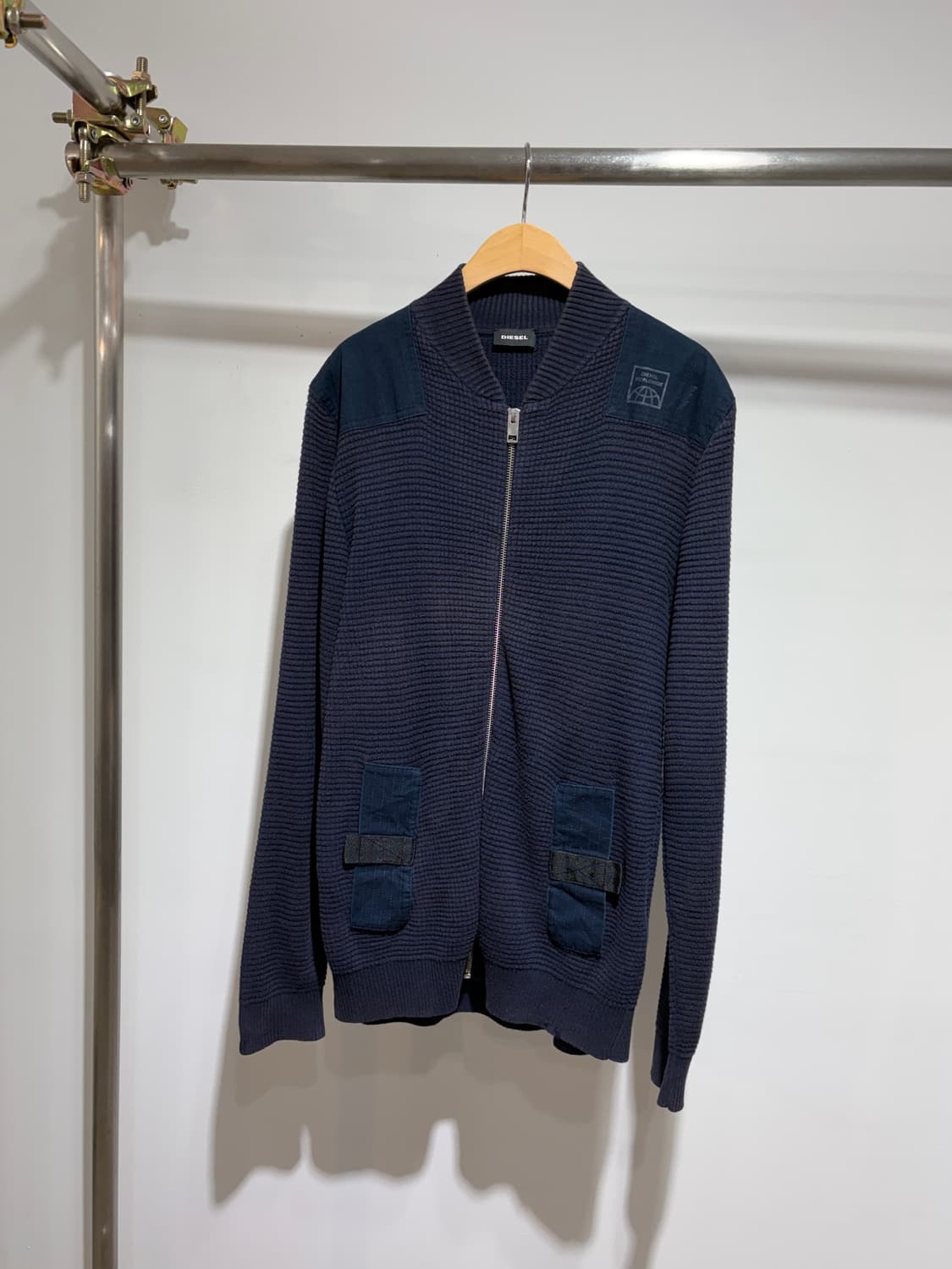 DIESEL knit zip up 상품이미지1