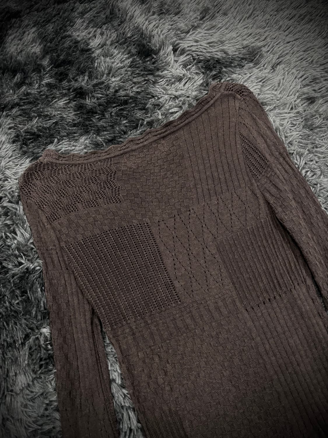 Hysteric Glamour 크로쉐 시스루 니트 원피스 상품이미지6