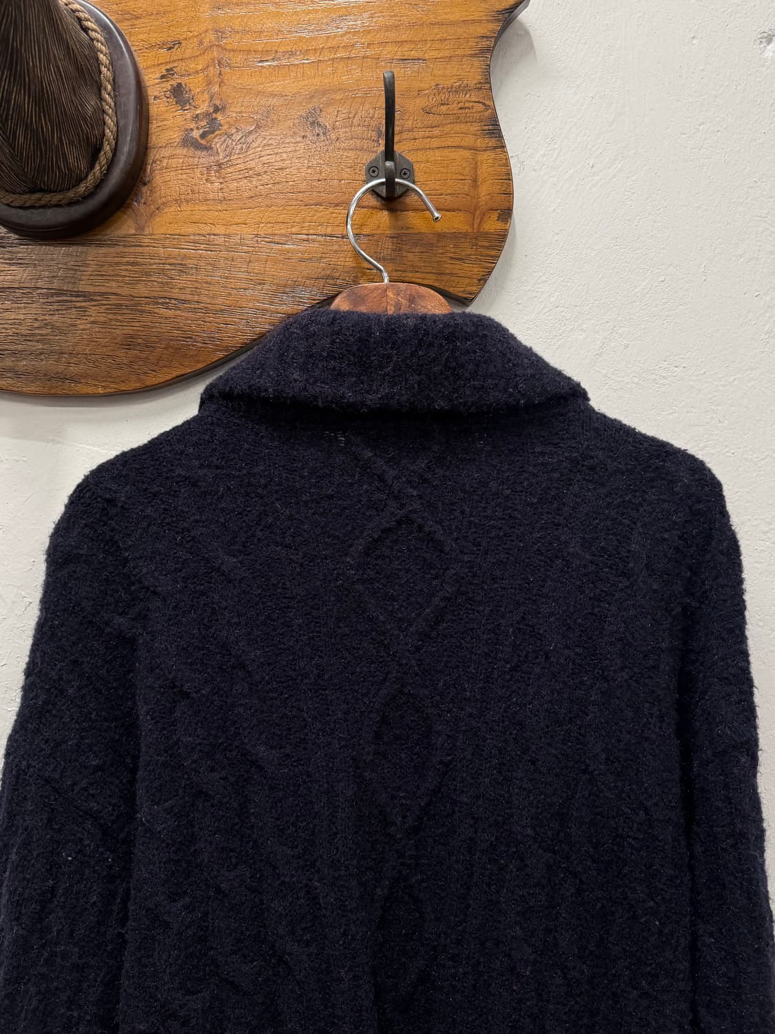 M) Issey Miyake Men Wool Shawl Collar Ca 상품이미지6