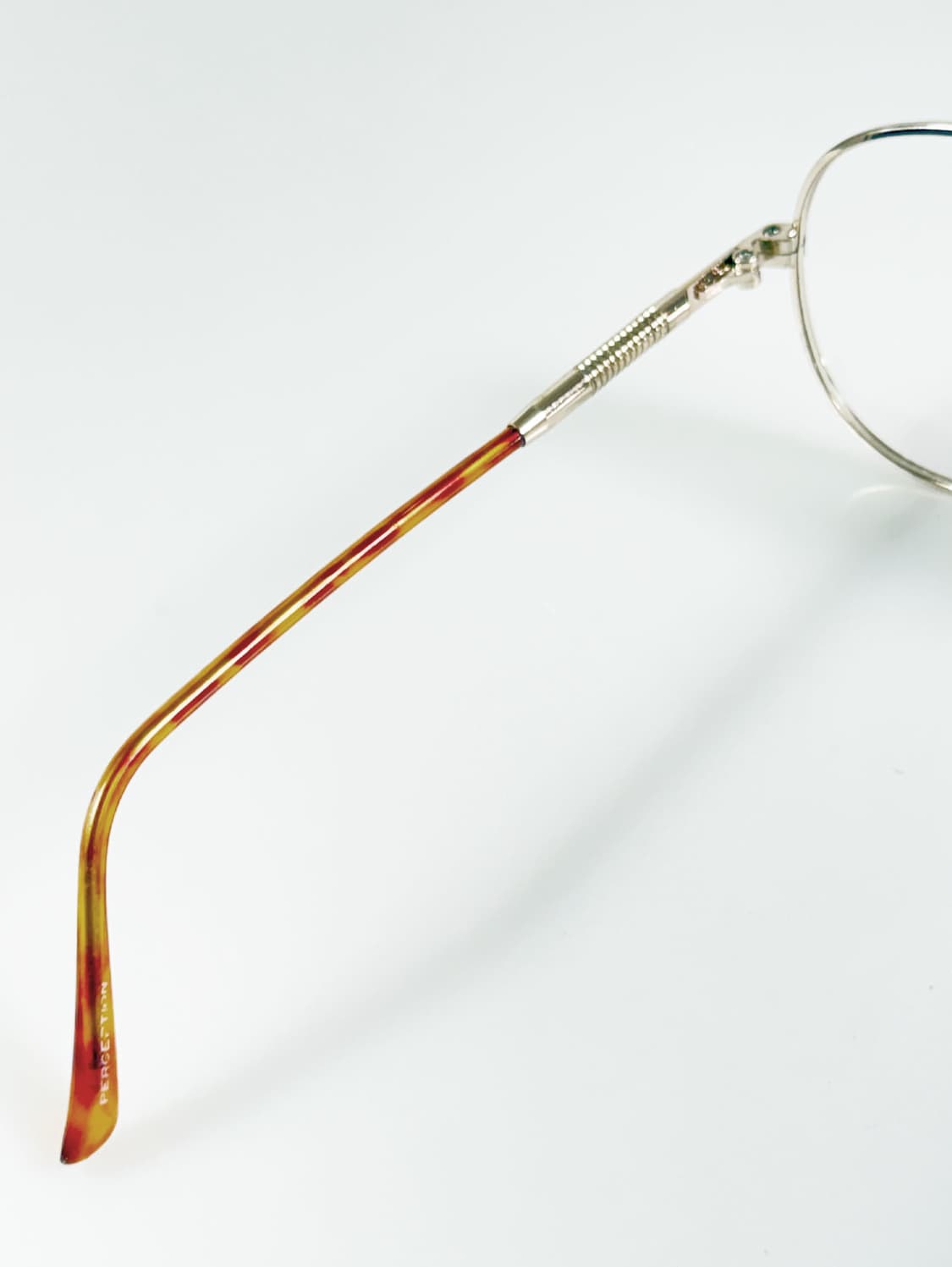 90s PERCEPTION 골드 보잉 프레임 빈티지 안경 상품이미지7
