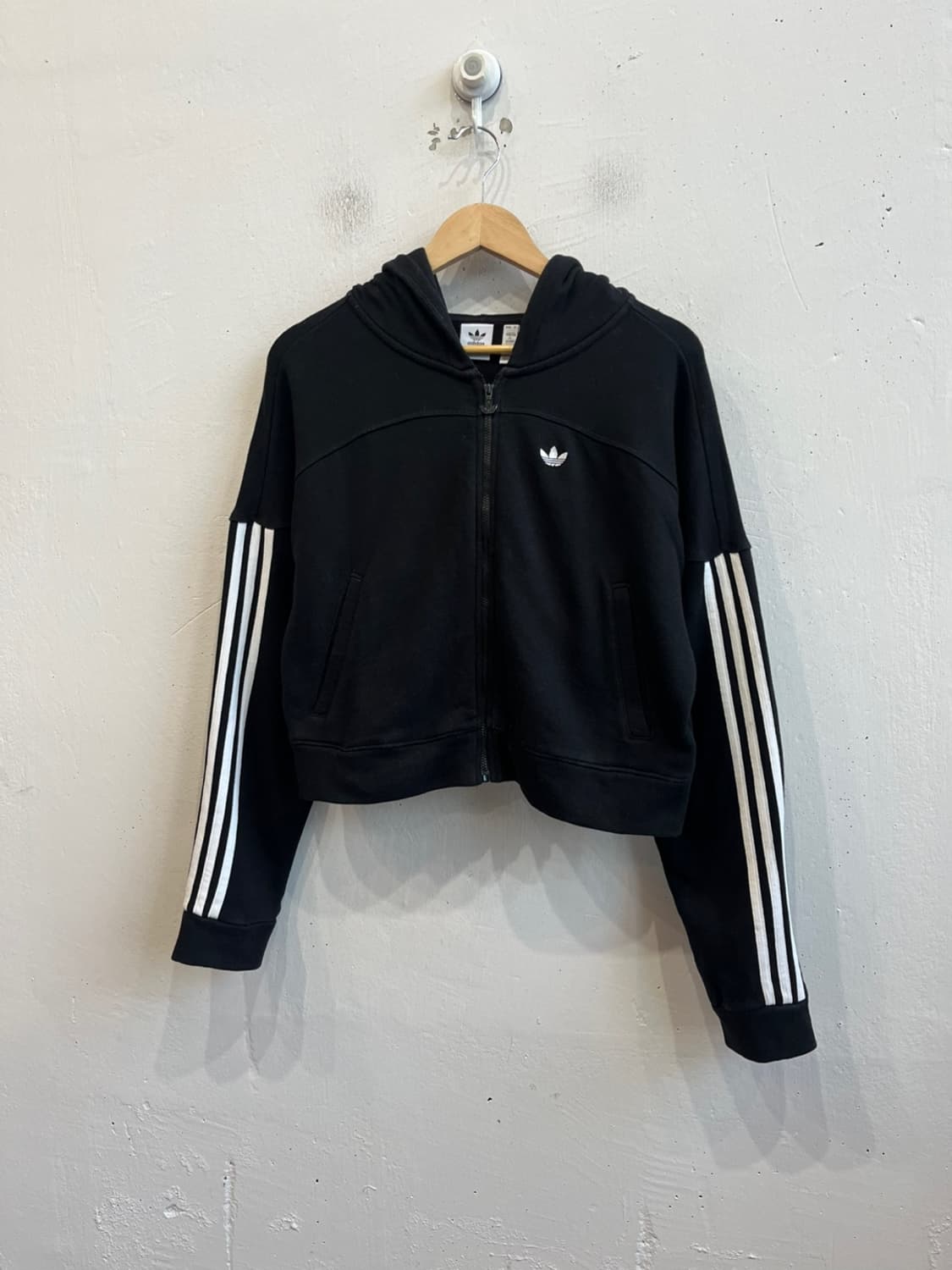 아디다스 파이어버드 크롭 후드집업  상품이미지1