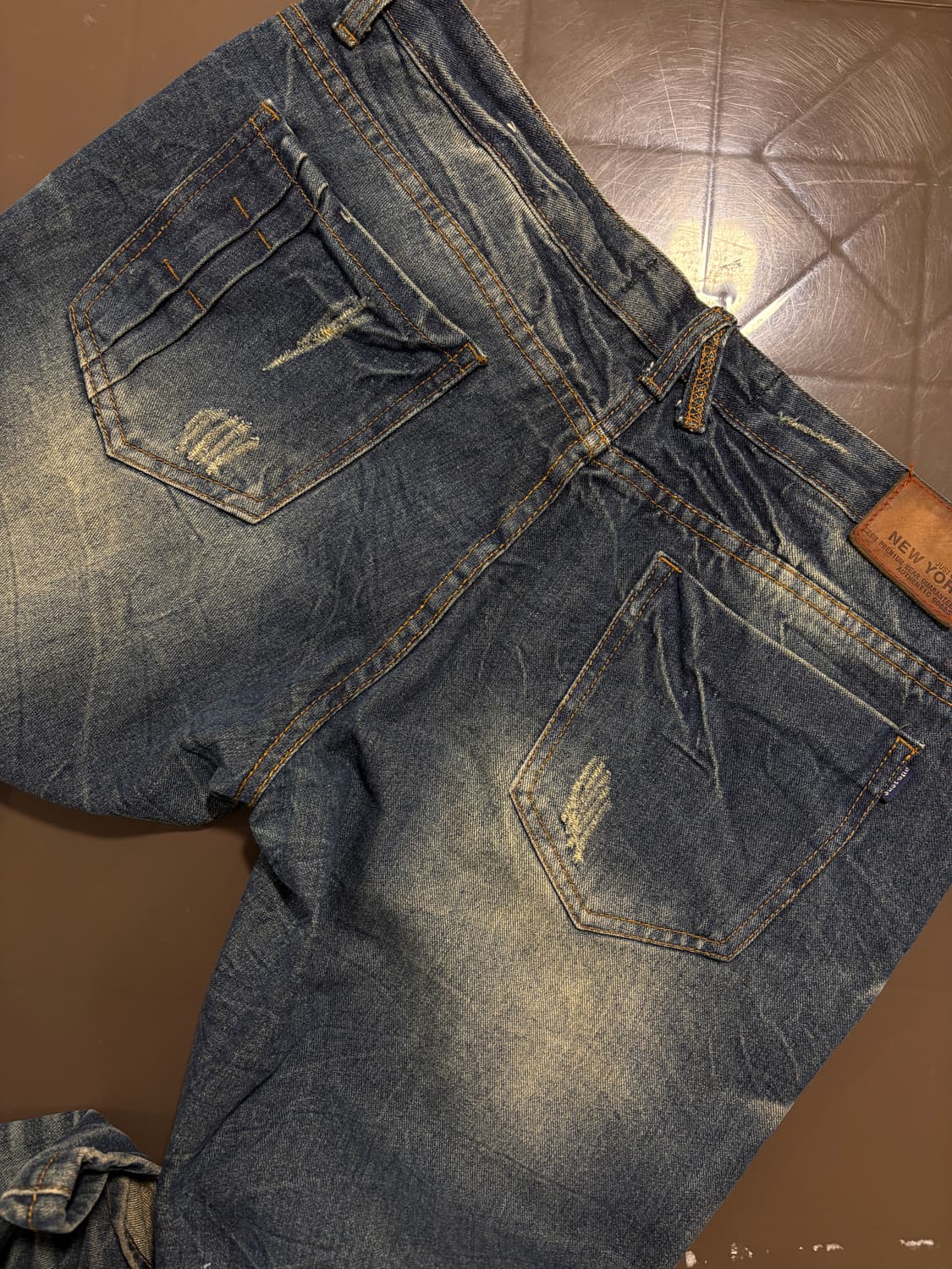 빈티지 워시드 데님팬츠 상품이미지7