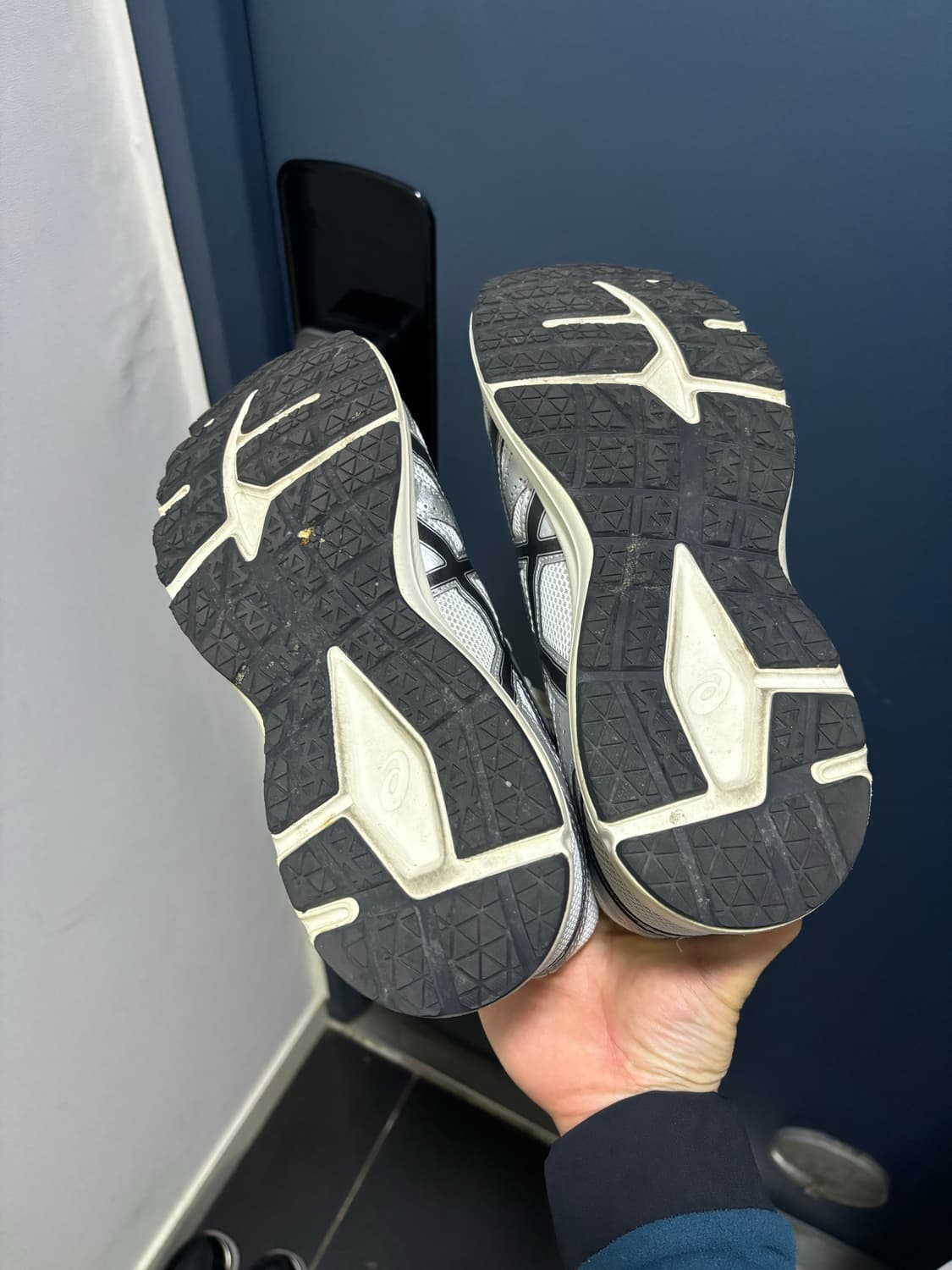 아식스 조그 100 S 화이트 블랙 - 2E 와이드 상품이미지3