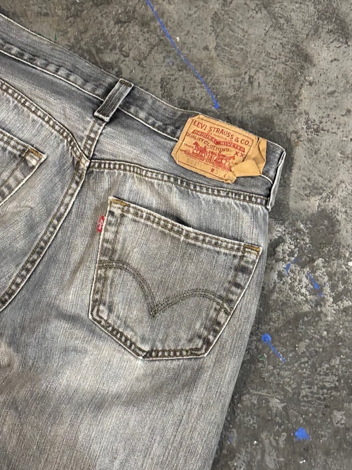 리바이스 501 흑청 상품이미지10