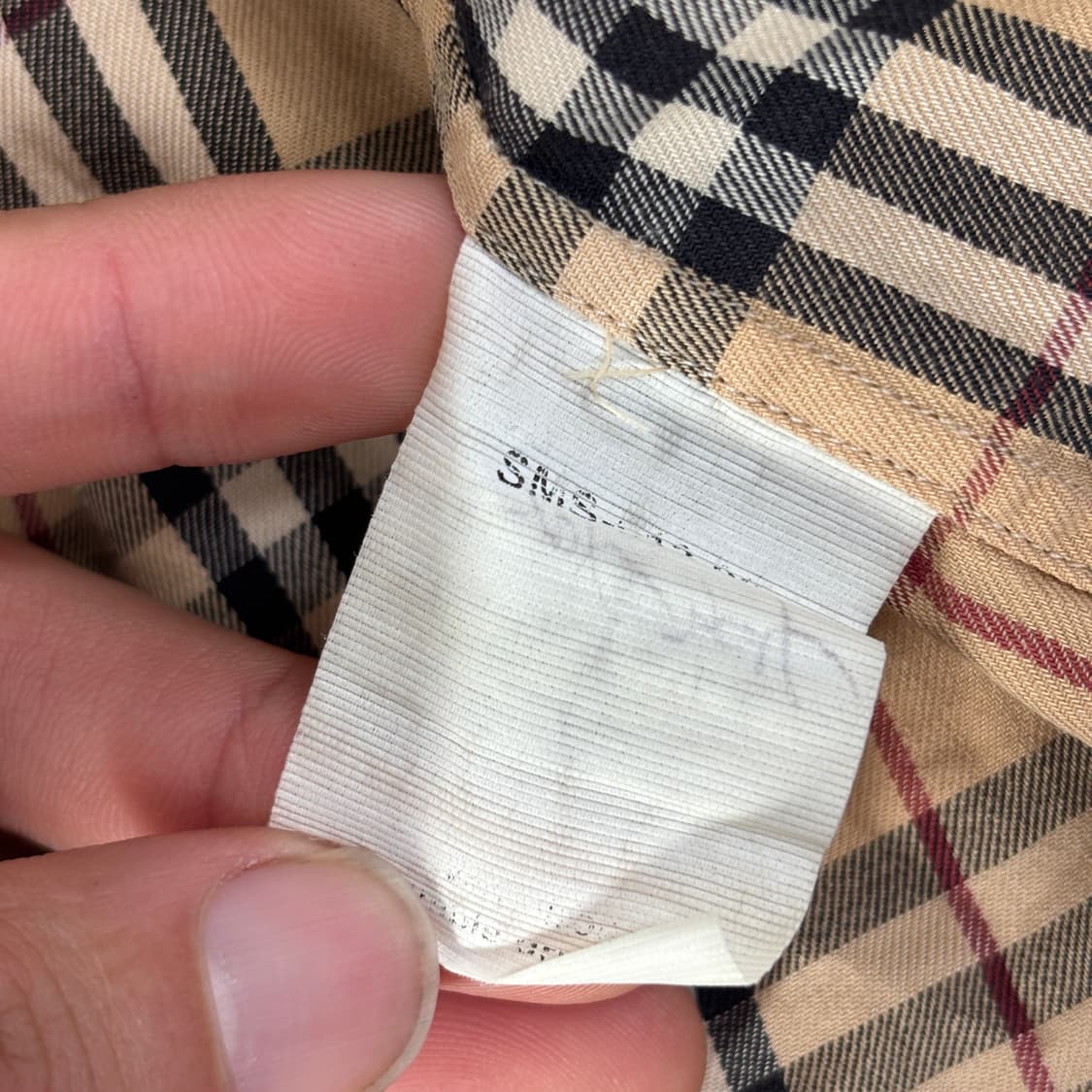 버버리 노바체크 셔츠  상품이미지7