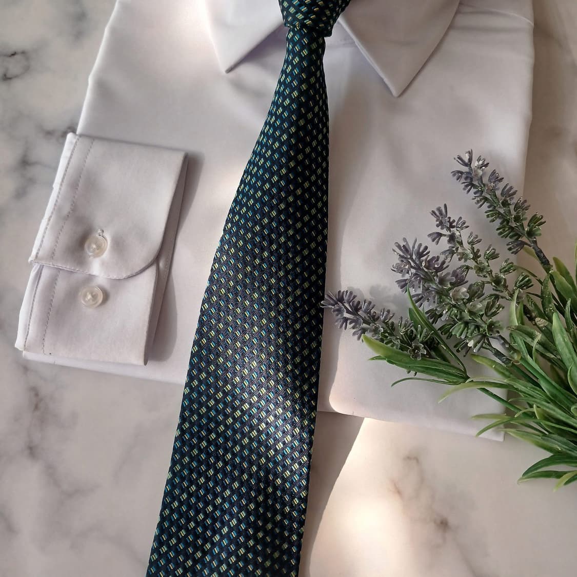 살바토레 페라가모 실크 네이비 넥타이 8.9cm A+~A등급 A18968 상품이미지6