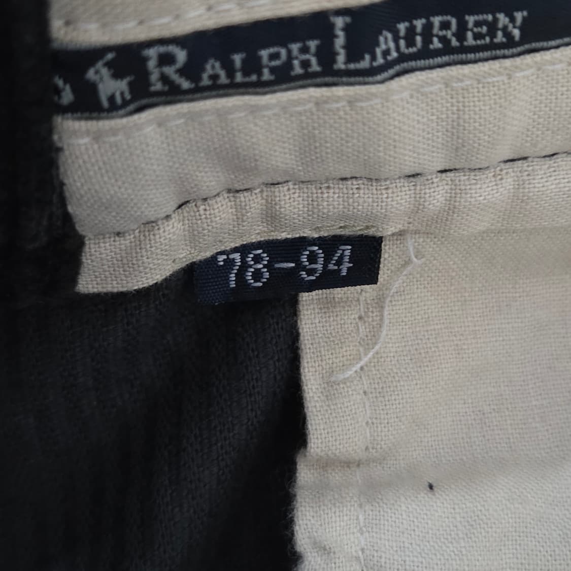 폴로랄프로렌 투턱 다크브라운 코듀로이 팬츠 78/94  상품이미지6