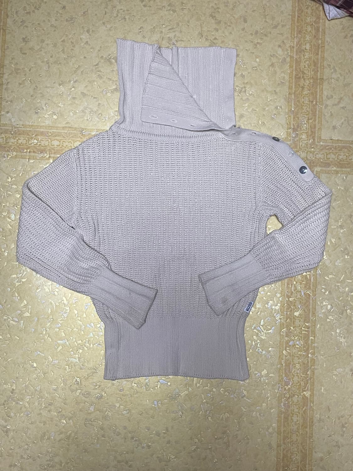 스컬프터 Funnel Neck Sweater Dirty White 상품이미지6