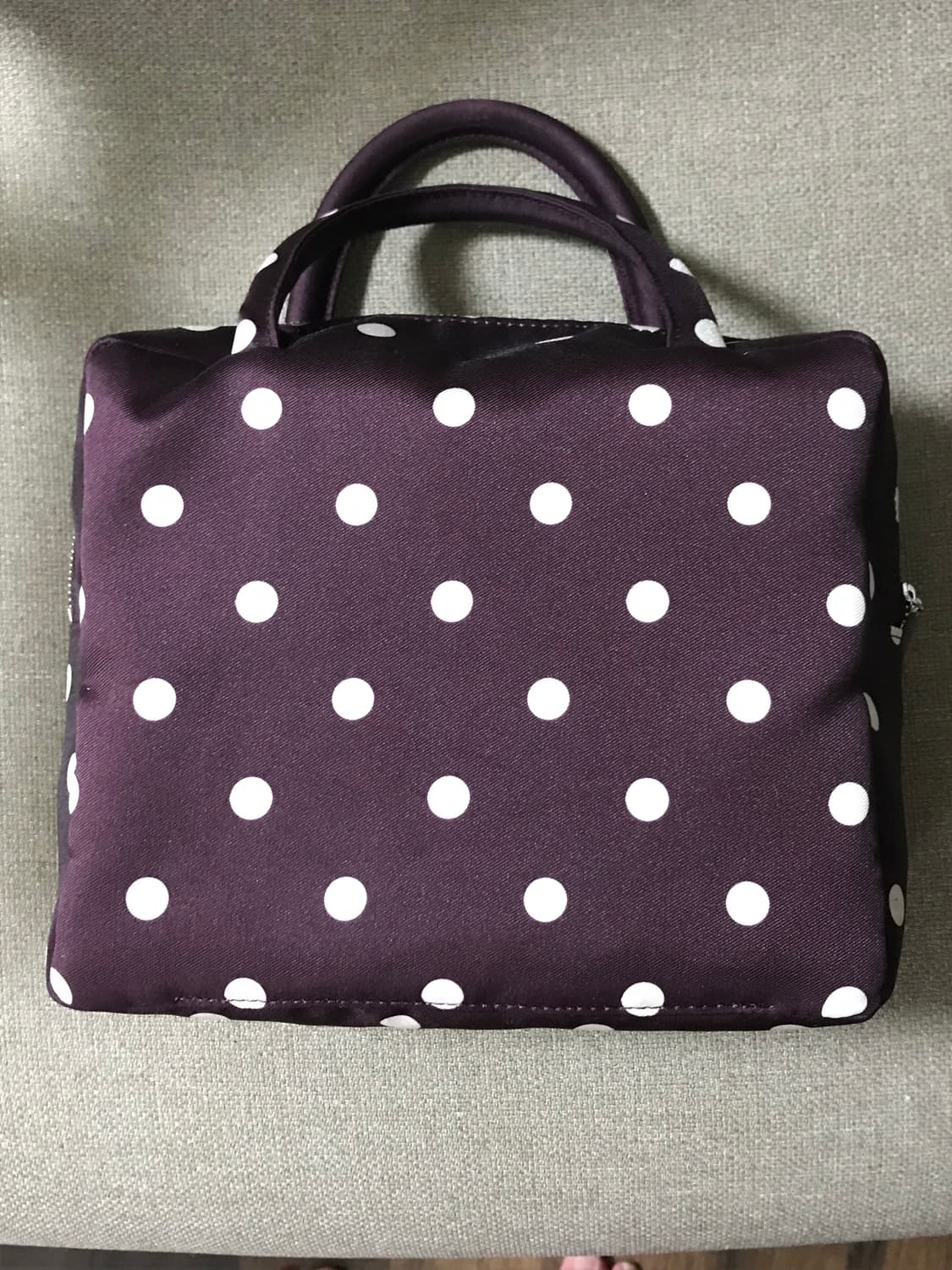 피치바스켓마켓 폴카 도트백 퍼플 Polka dot  bag 상품이미지2