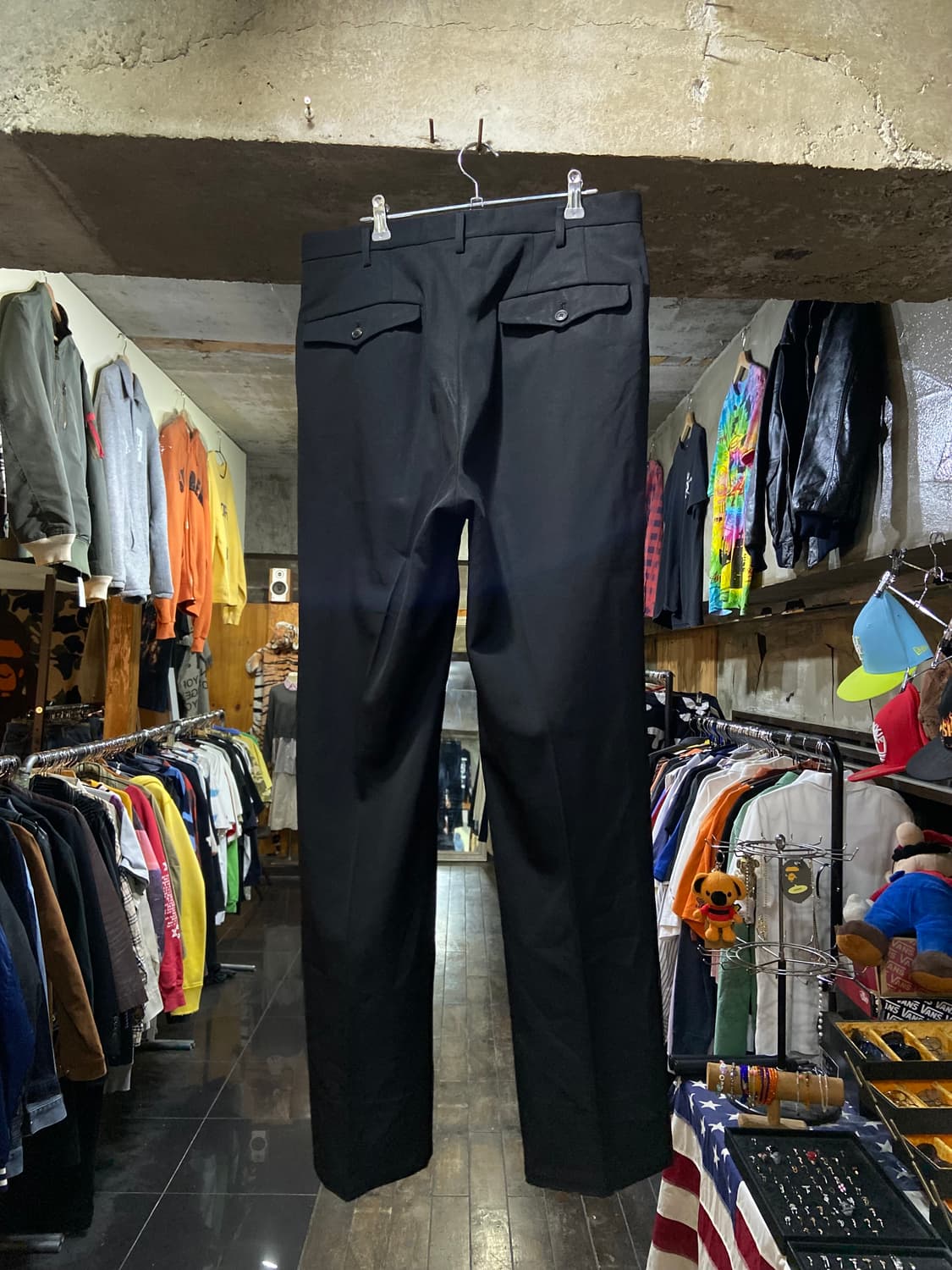 90s Y's for men 요지 야마모토 핀턱 포인트 슬랙스 상품이미지3