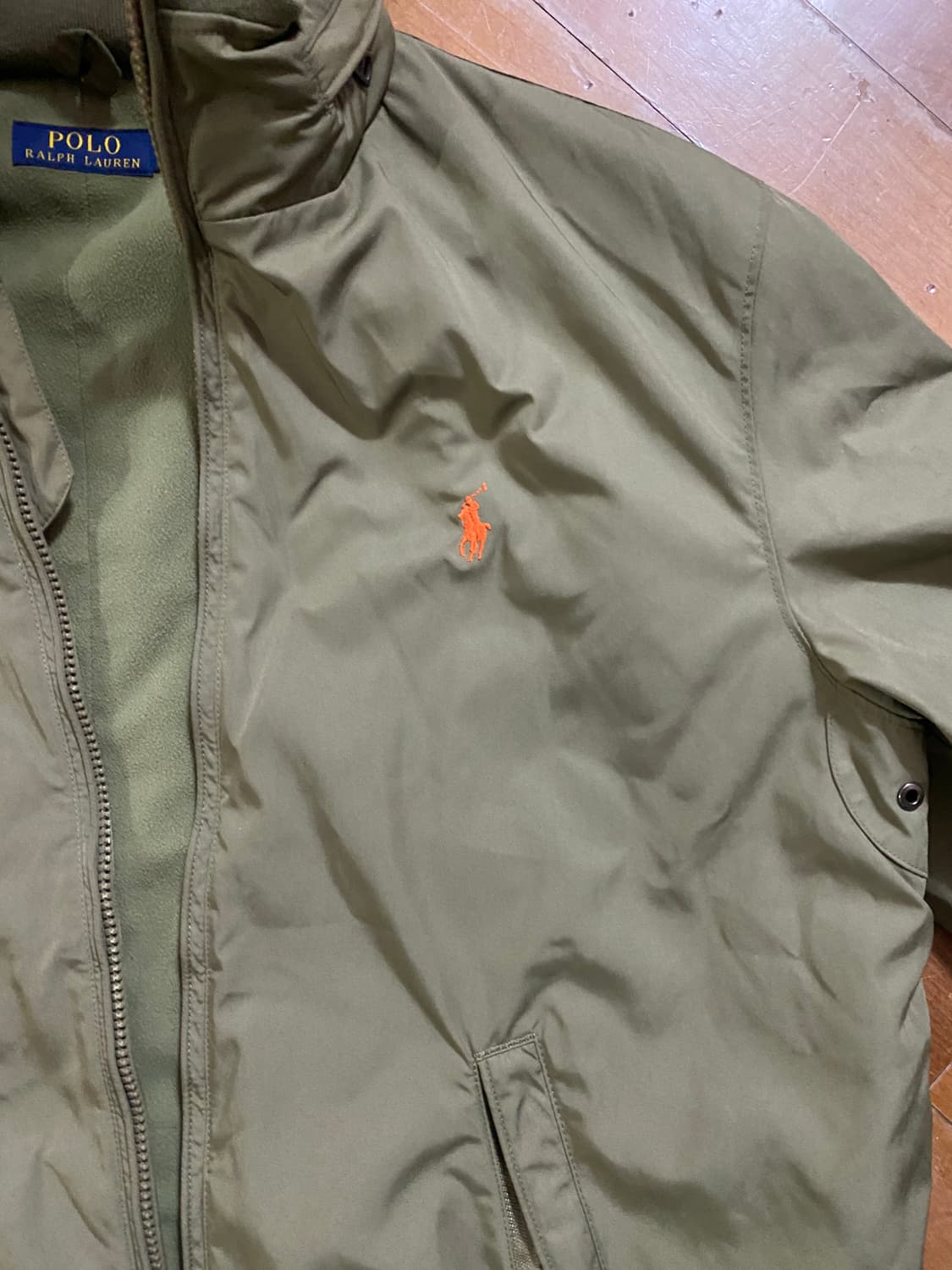 폴로 랄프로렌 남성 올리브 그린 자켓 L/G (105) 상품이미지3