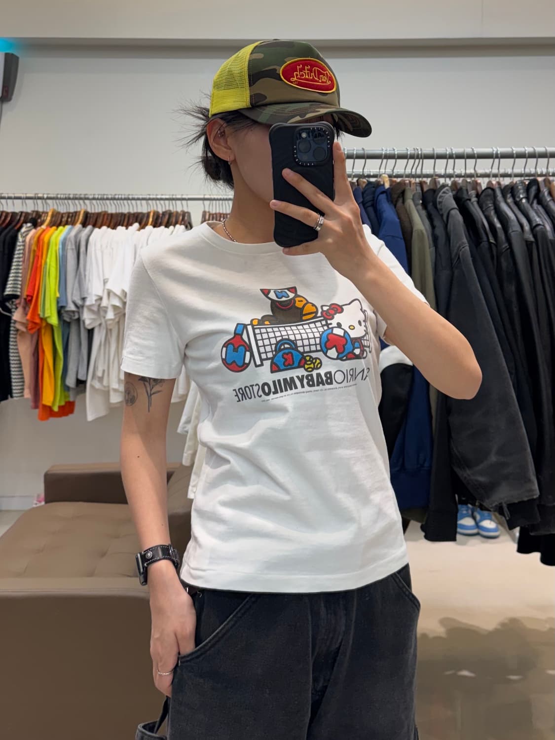 베이프 x 헬로키티 티셔츠  상품이미지6