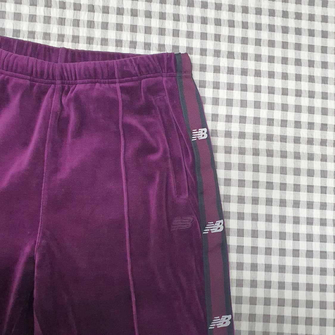 뉴발란스 밴딩 벨벳 트레이닝 팬츠 남자29~31 상품이미지3