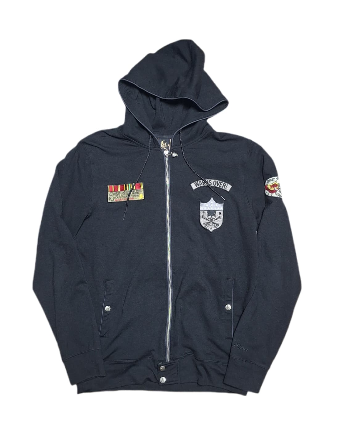 로엔 골드라벨 nowar 스컬 후드집업 파카 상품이미지2