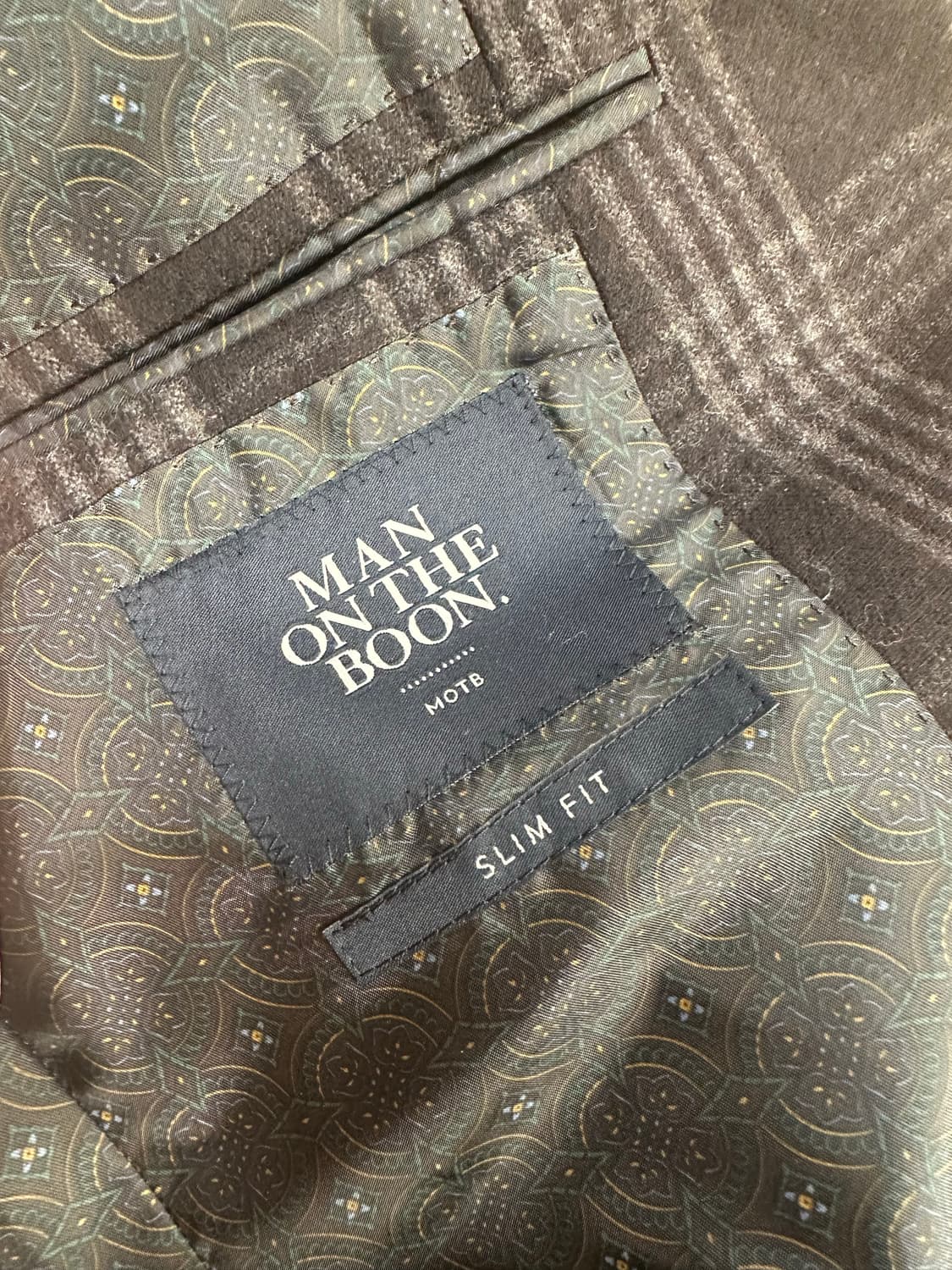 MAN ON THE BOON 더블 체크 자켓 50 슬림핏 상품이미지5