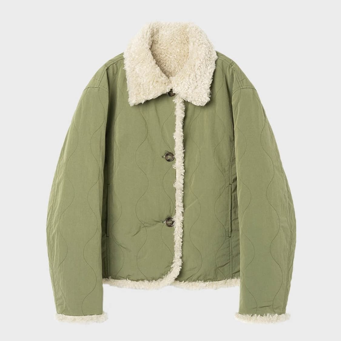 밀로우먼 리버시블 퍼자켓 상품이미지2