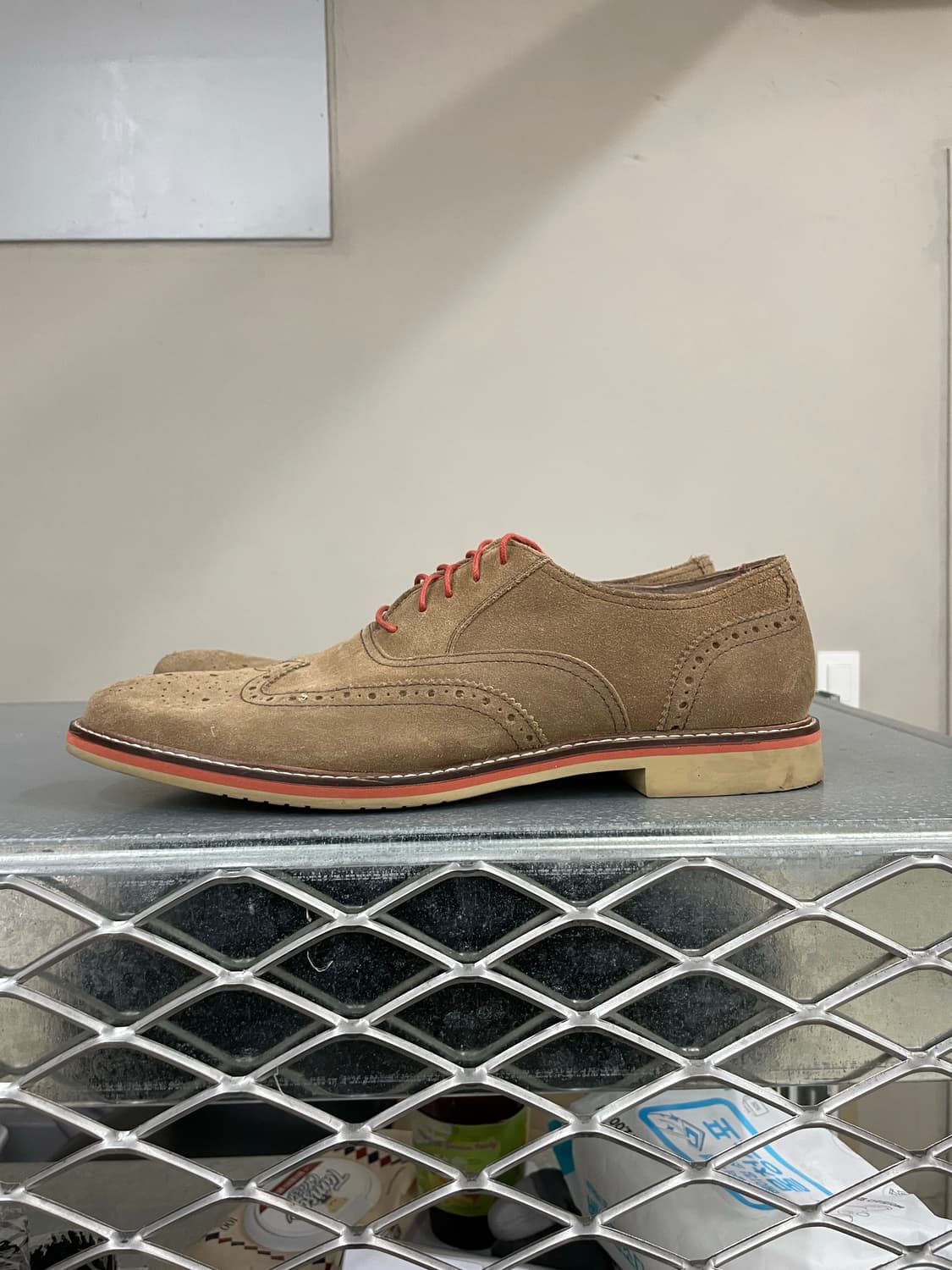 바나나 리퍼블릭 스웨이드 윙팁 브로그 옥스퍼드 US10.5 상품이미지1