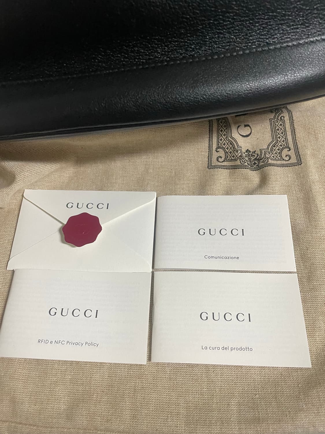 구찌 뱀부 미디엄 탑핸들백 새상품 상품이미지5