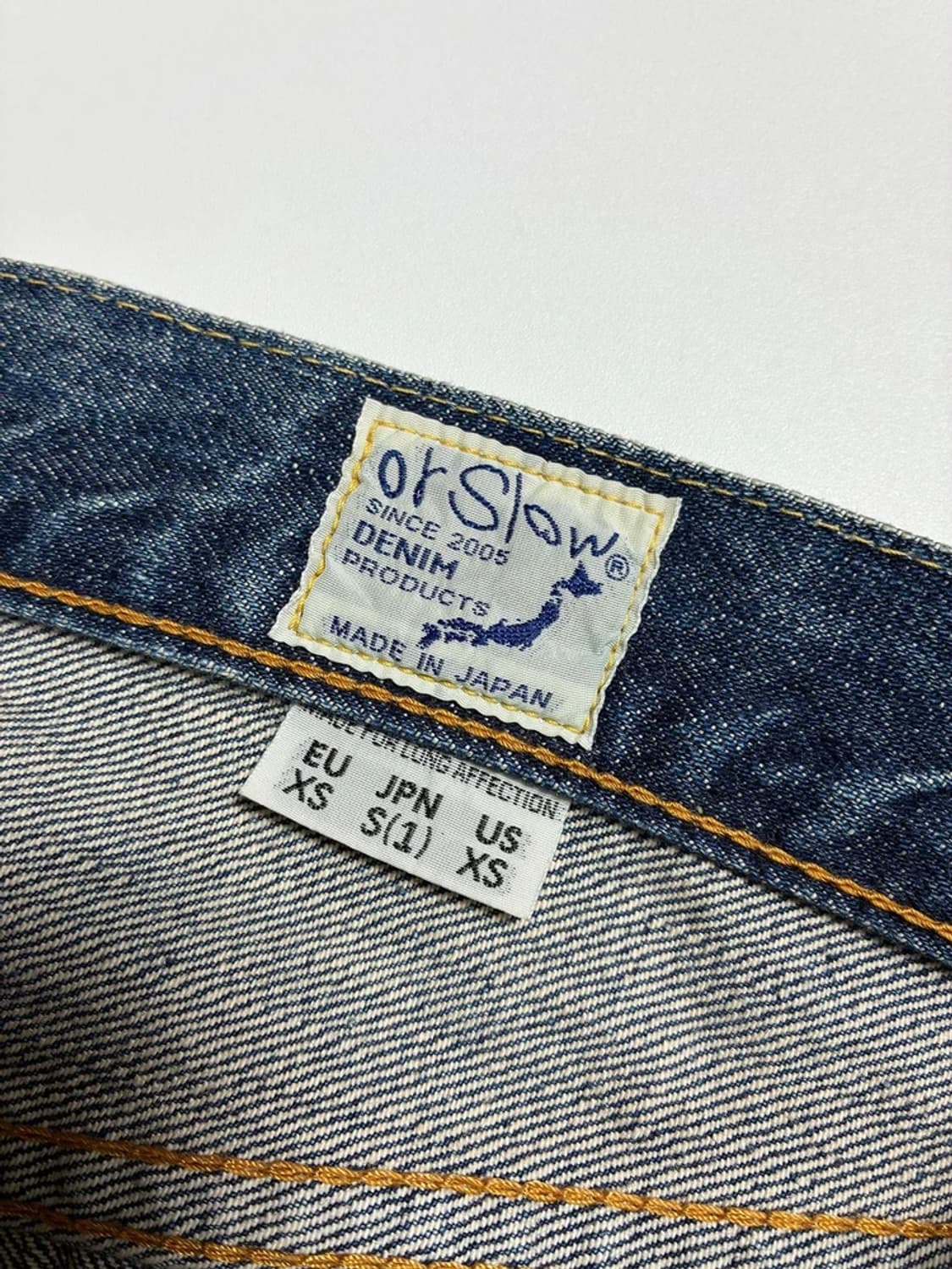 오어슬로우 재팬 스트레이트 데님 팬츠 R1349 상품이미지7