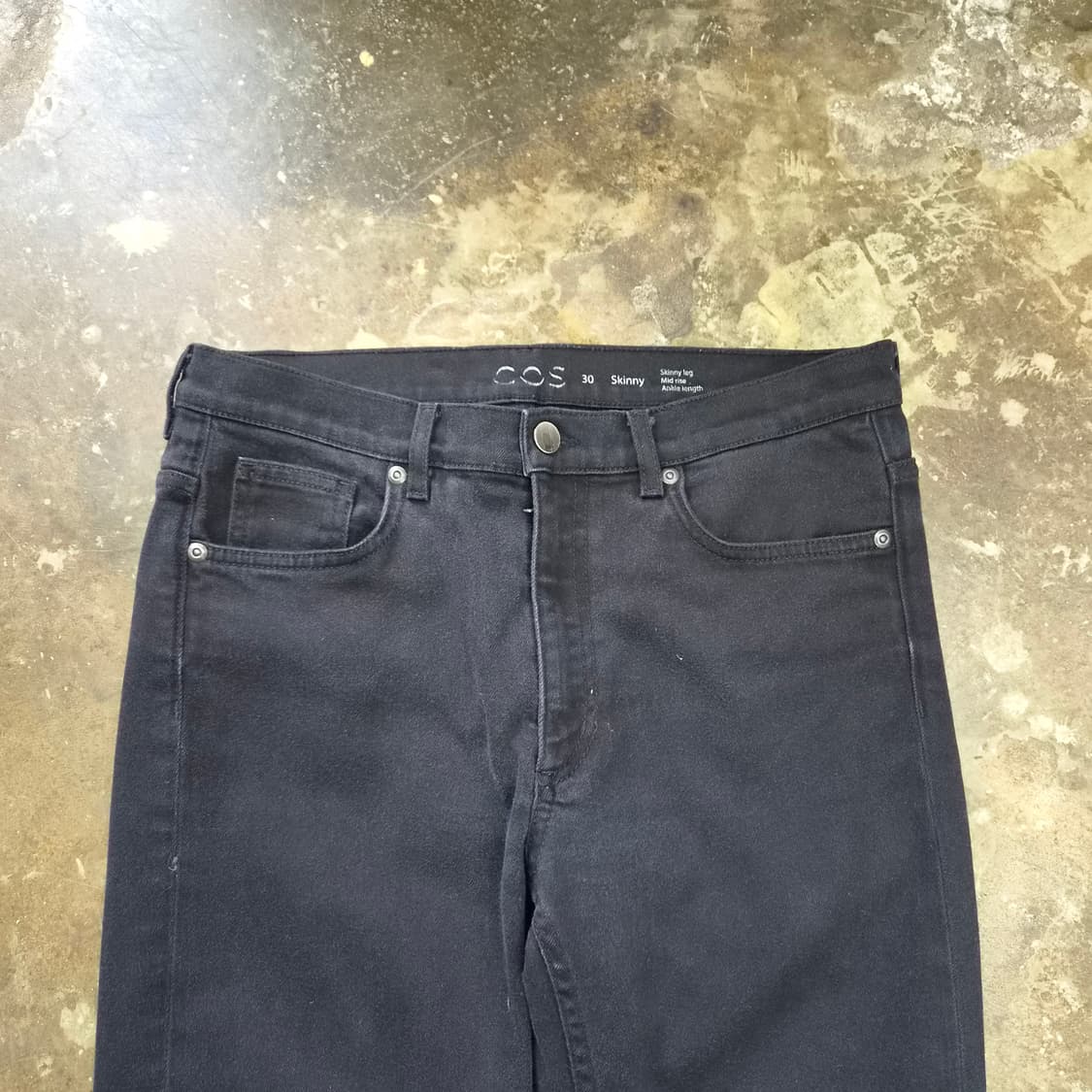 30) COS 코스 흑청 청바지 데님팬츠 블랙진 상품이미지4