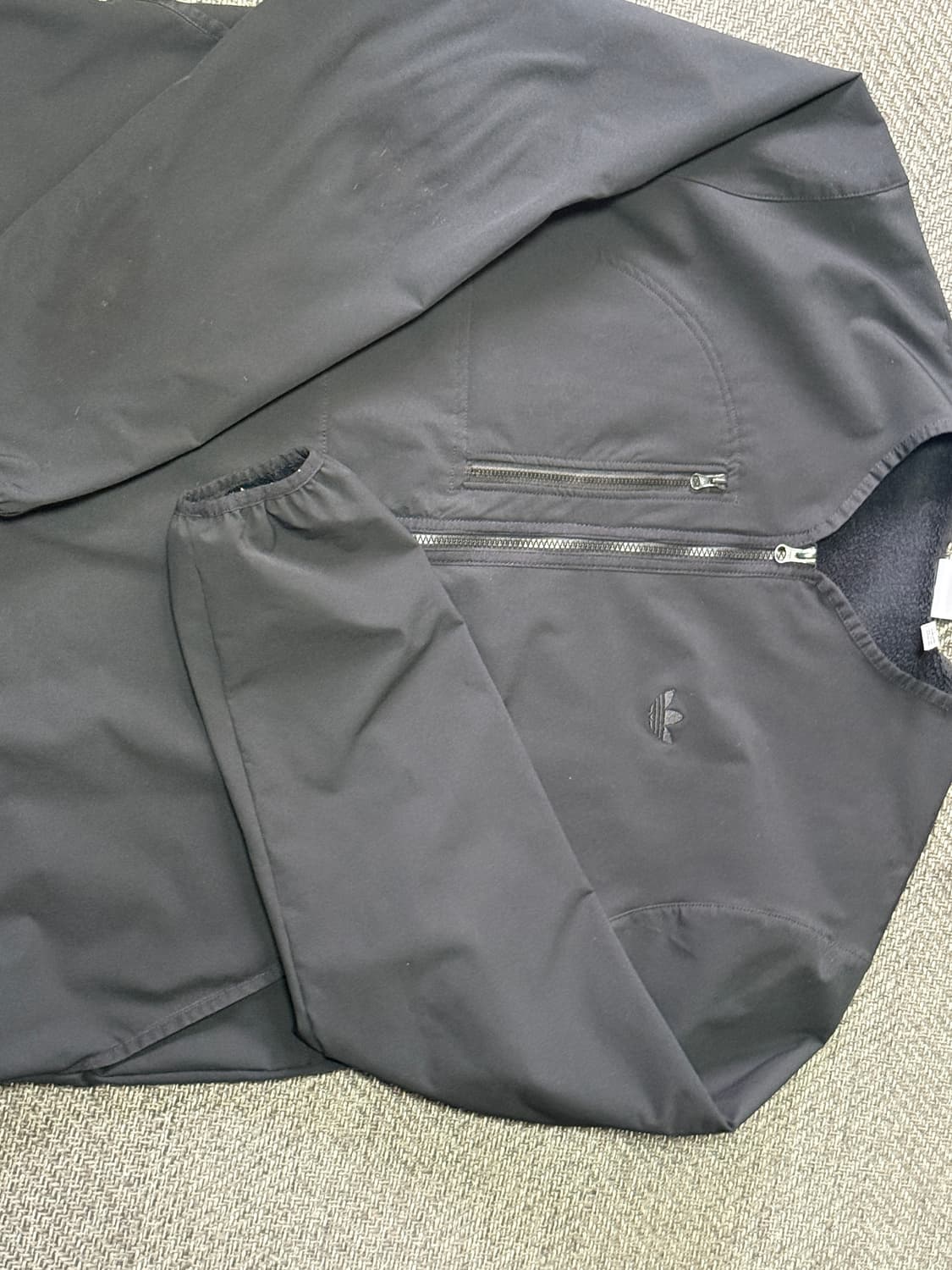 아디다스 파이어버드 반집업 아노락 xxl 기모 바람막이 상품이미지1