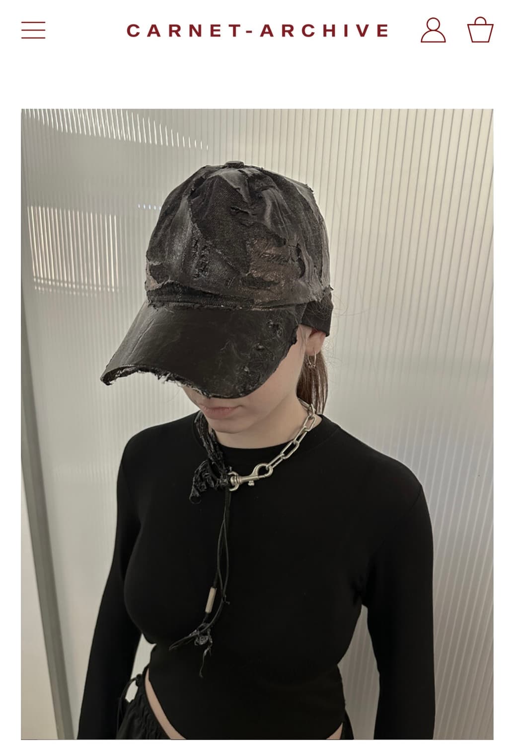 카르넷 아카이브 EXCAVATED OILED CAP 상품이미지1