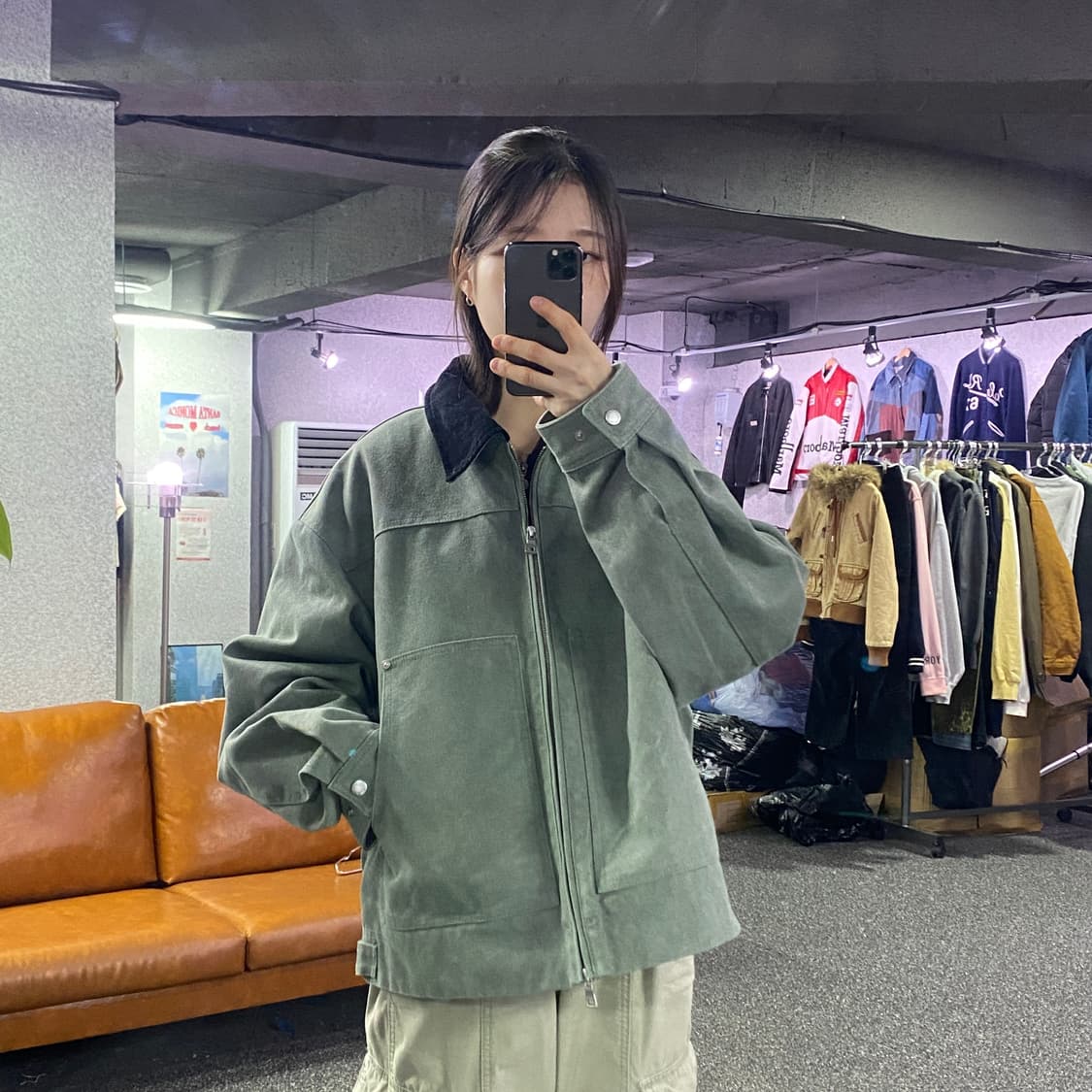 키뮤어 투웨이 코듀로이 카라 자켓 B3276 상품이미지1