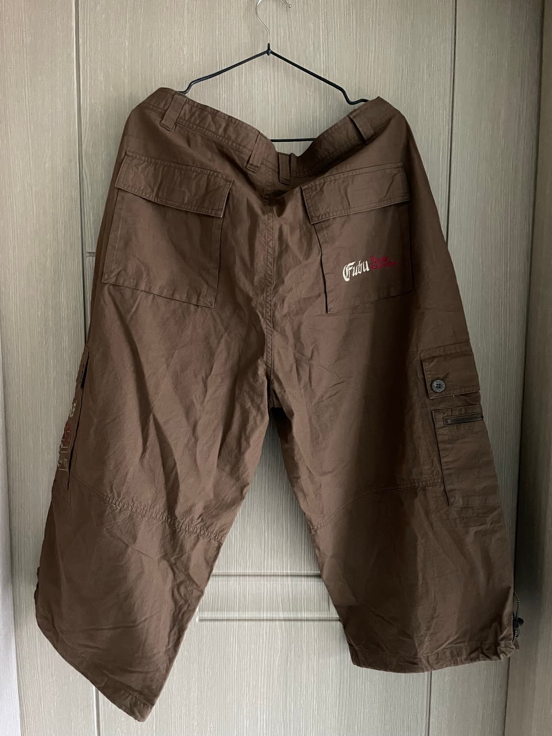 Fubu 20s 브라운 펑크락 카고 버뮤다 팬츠 상품이미지8