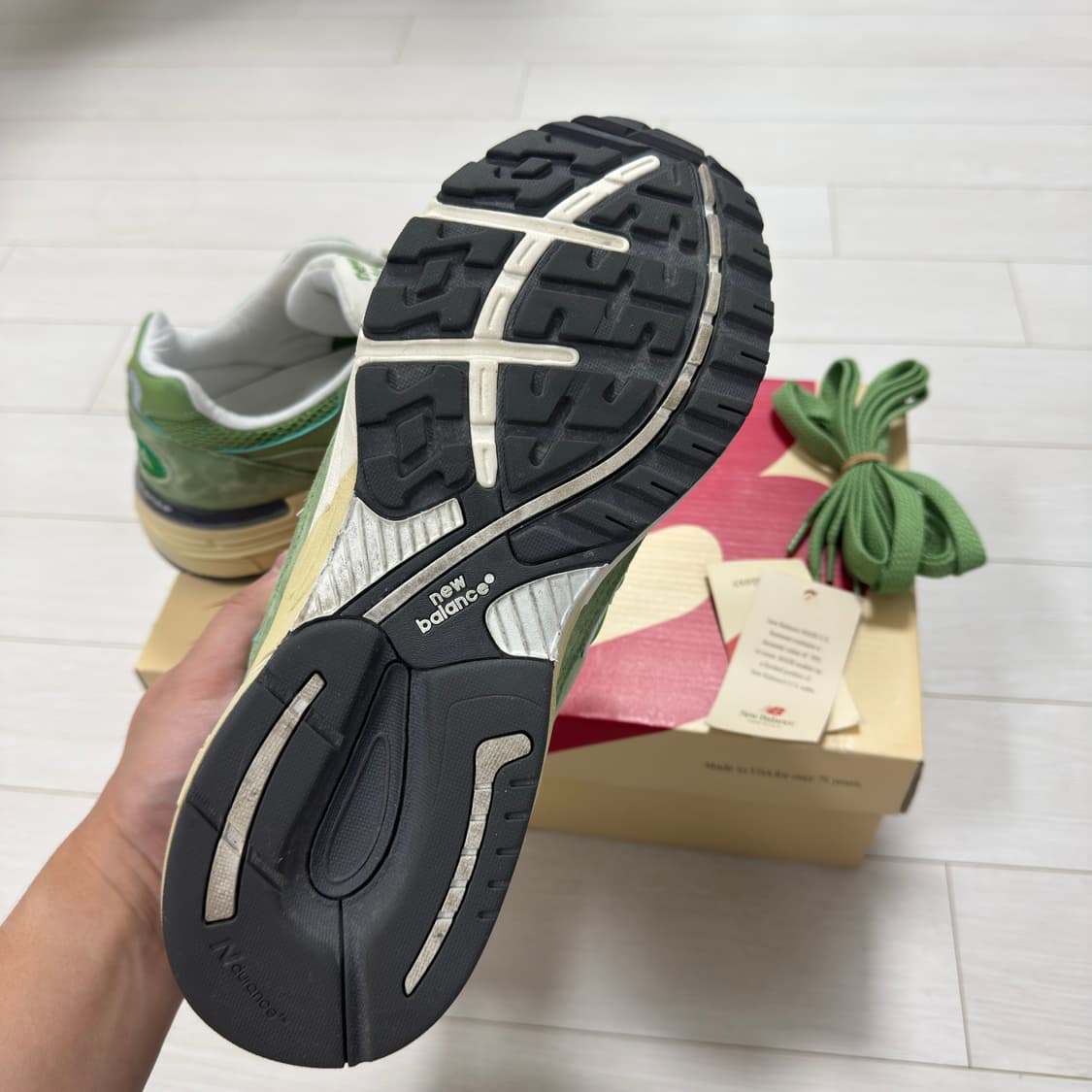 뉴발란스 993 차이브 씨솔트 260사이즈 상품이미지5