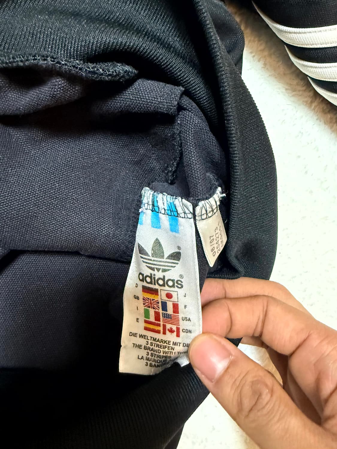 아디다스 빈티지 올랜도 파이리츠 스컬 트랙탑 져지 자켓 블랙 XL 상품이미지5