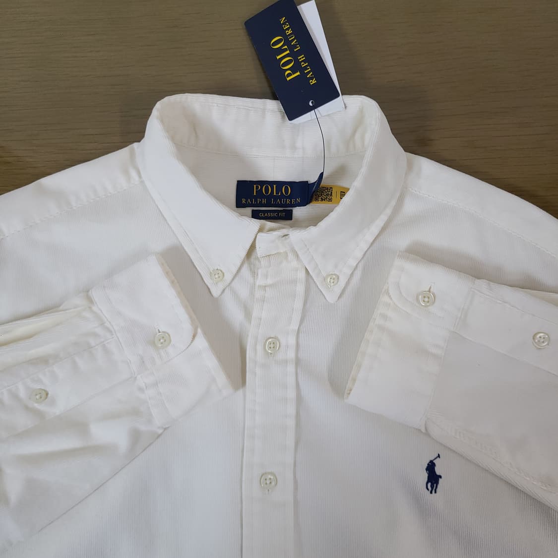 (105 새상품) 폴로 클래식 핏 코튼 코듀로이 셔츠 상품이미지3