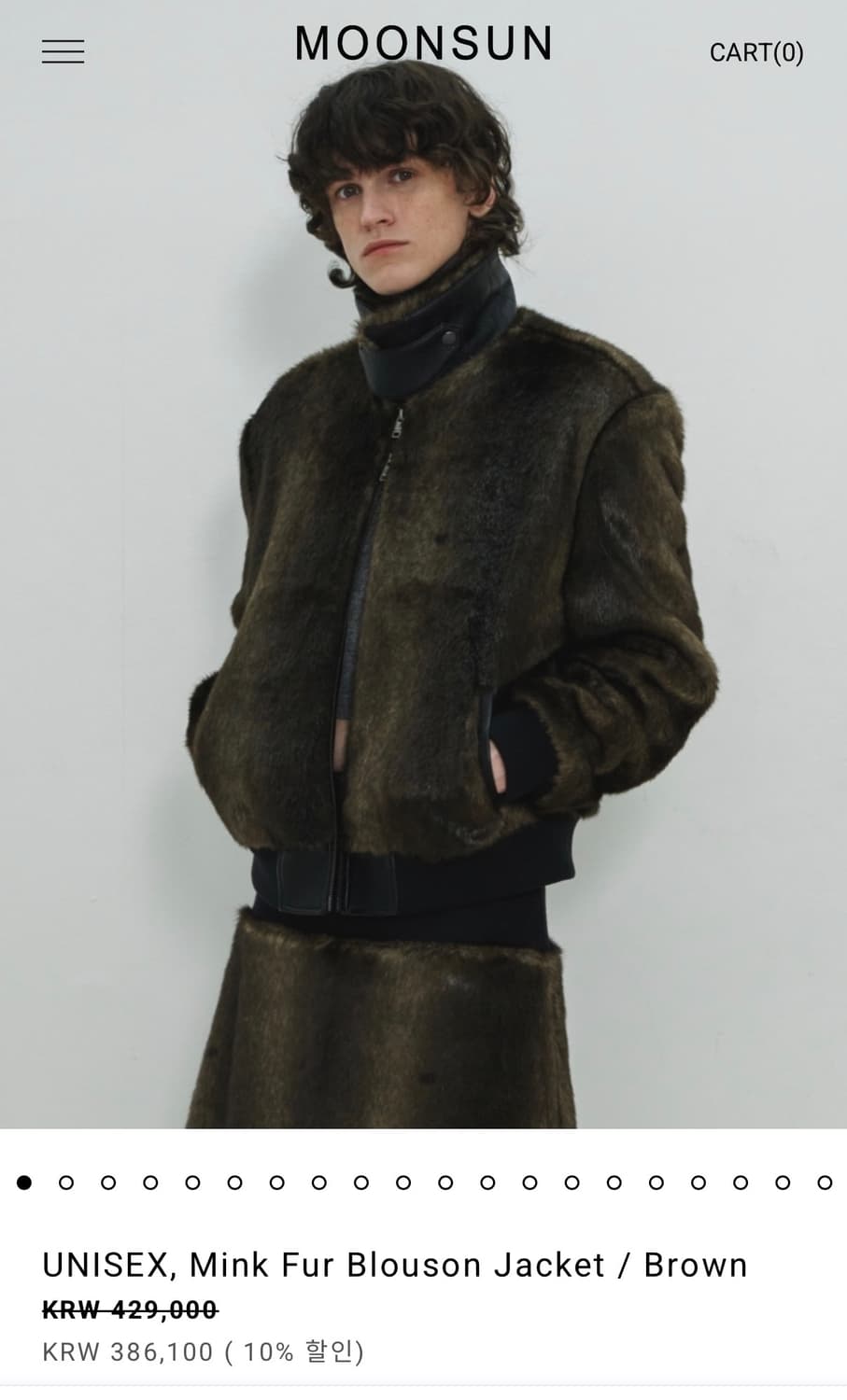 문선 퍼자켓 상품이미지1