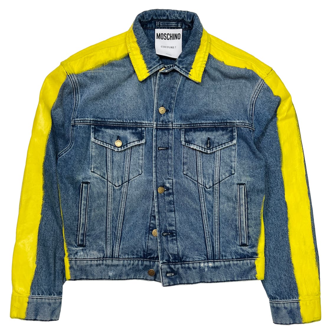 모스키노 23ss Paint Denim Jacket (46)  상품이미지2