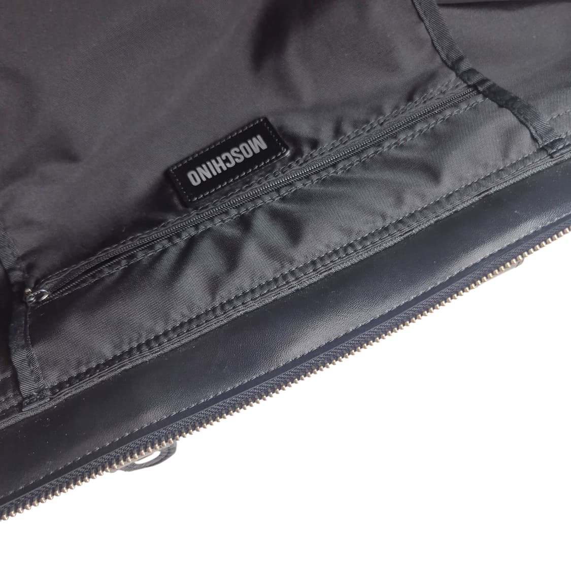 90s 모스키노 칩앤시크 하트 자수&레더 보스턴백 상품이미지6