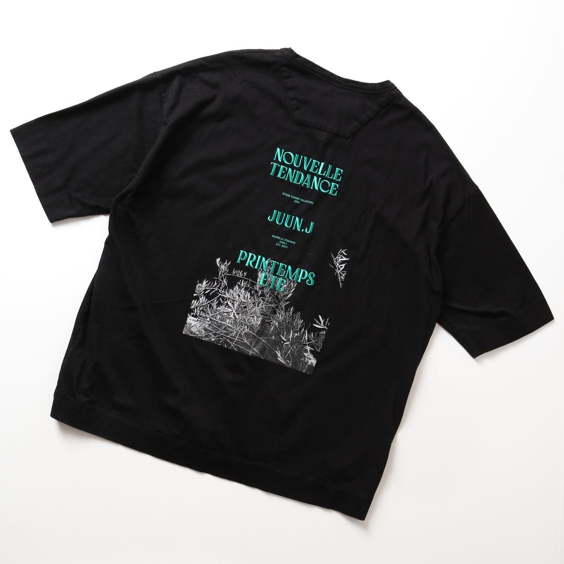 준지 오버사이즈 하프티셔츠  상품이미지1