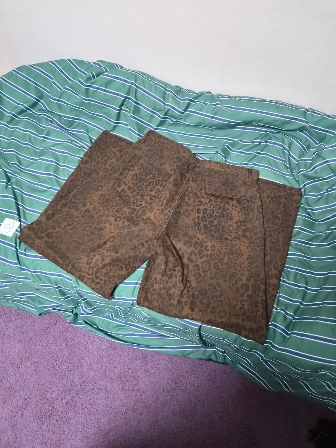 레오파드패턴 팬츠 상품이미지3