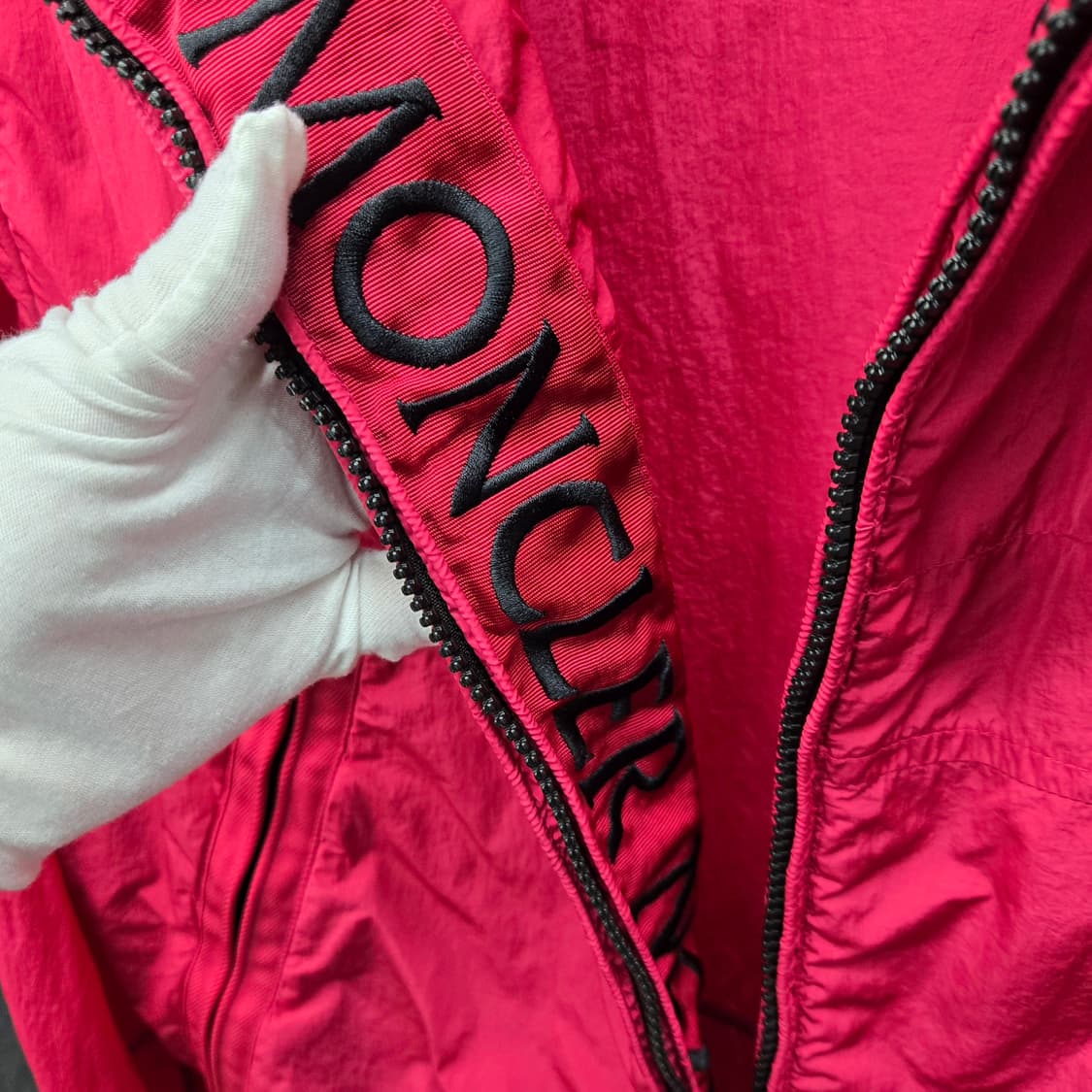 백화점판 / 몽클레어 SCIE 레터링 바람막이 4사이즈 상품이미지4